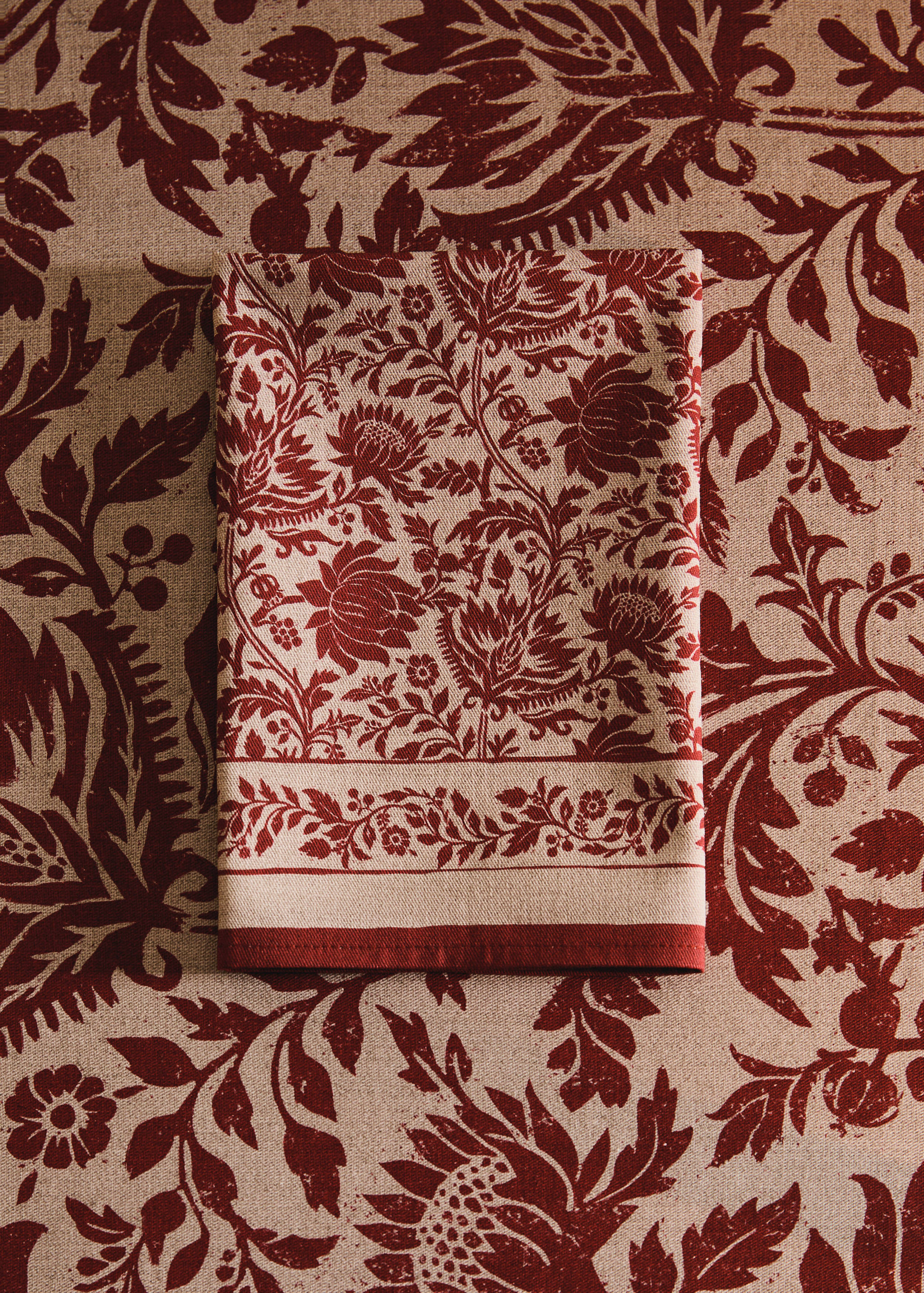 Baumwollservietten in Uni-Twill - Allgemeine Ansicht