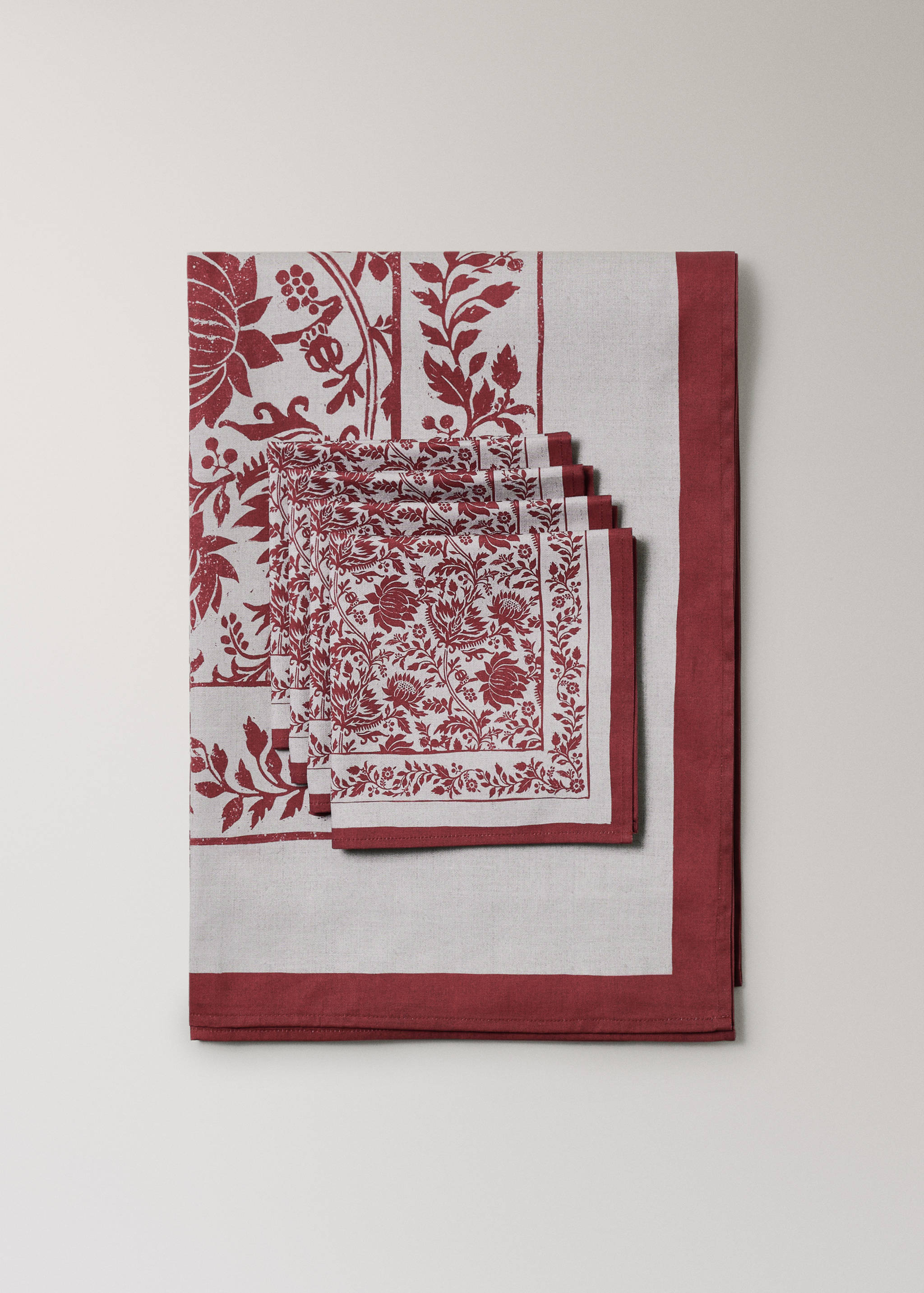 Baumwollservietten in Uni-Twill - Detail des Artikels 3