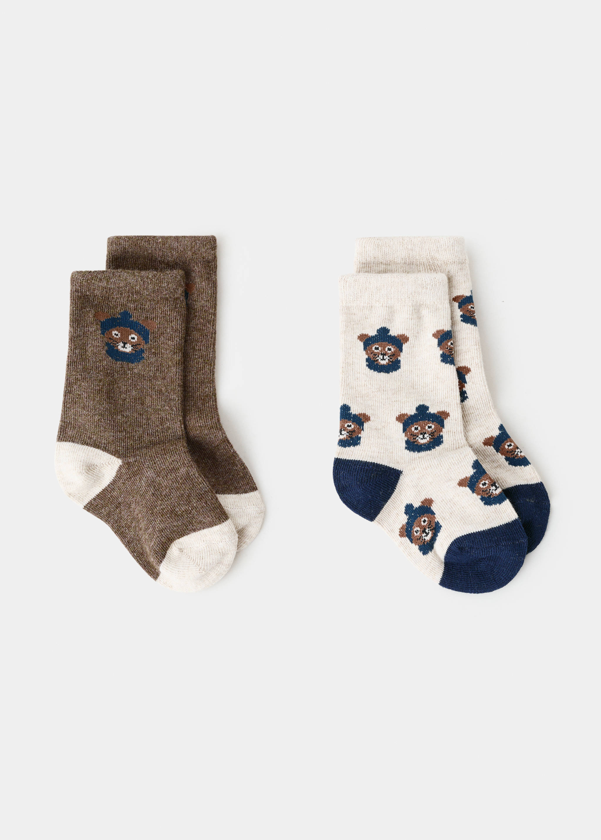 2 pack patterned socks - Article without model