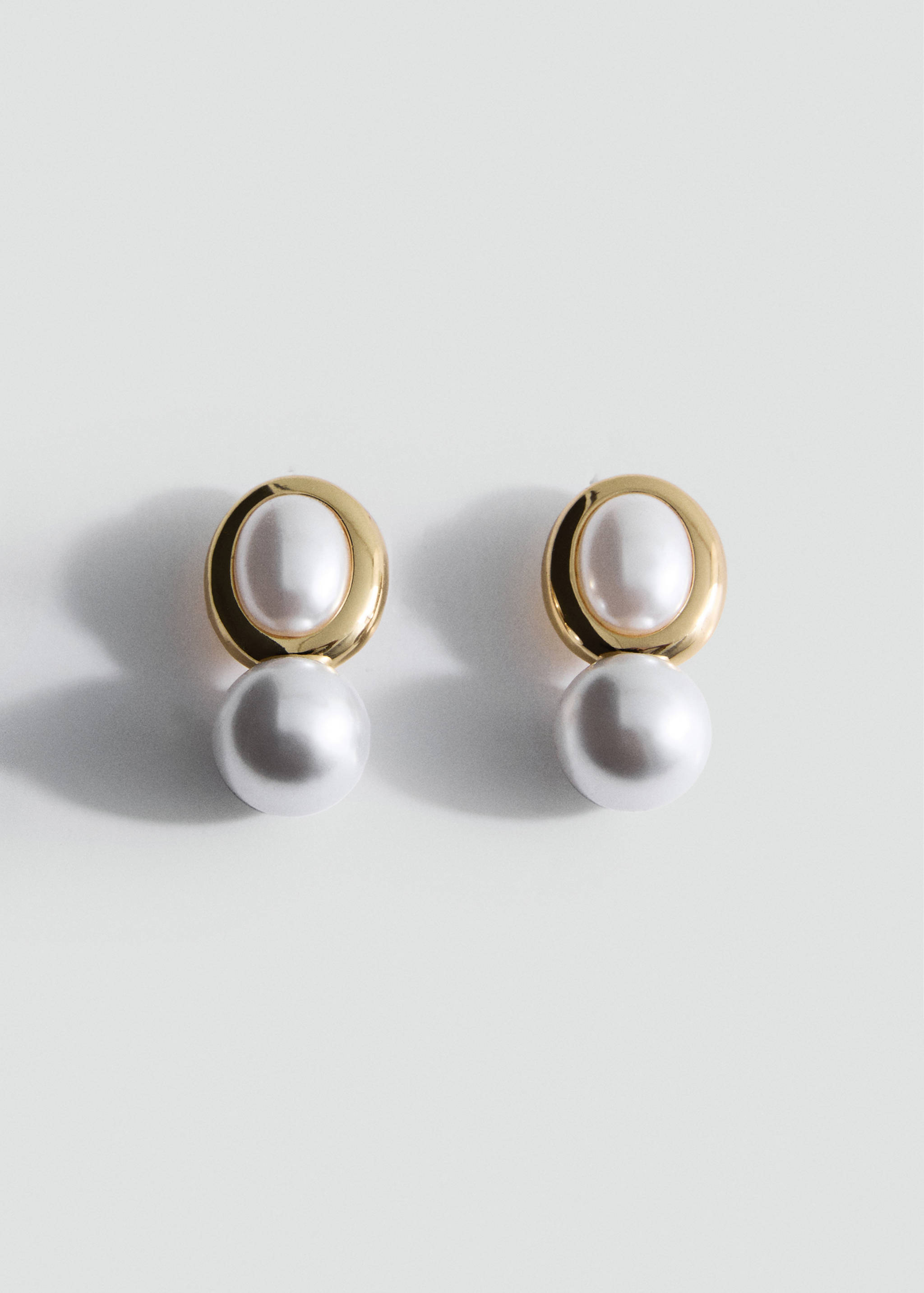 Combined pearl earrings - Article without model