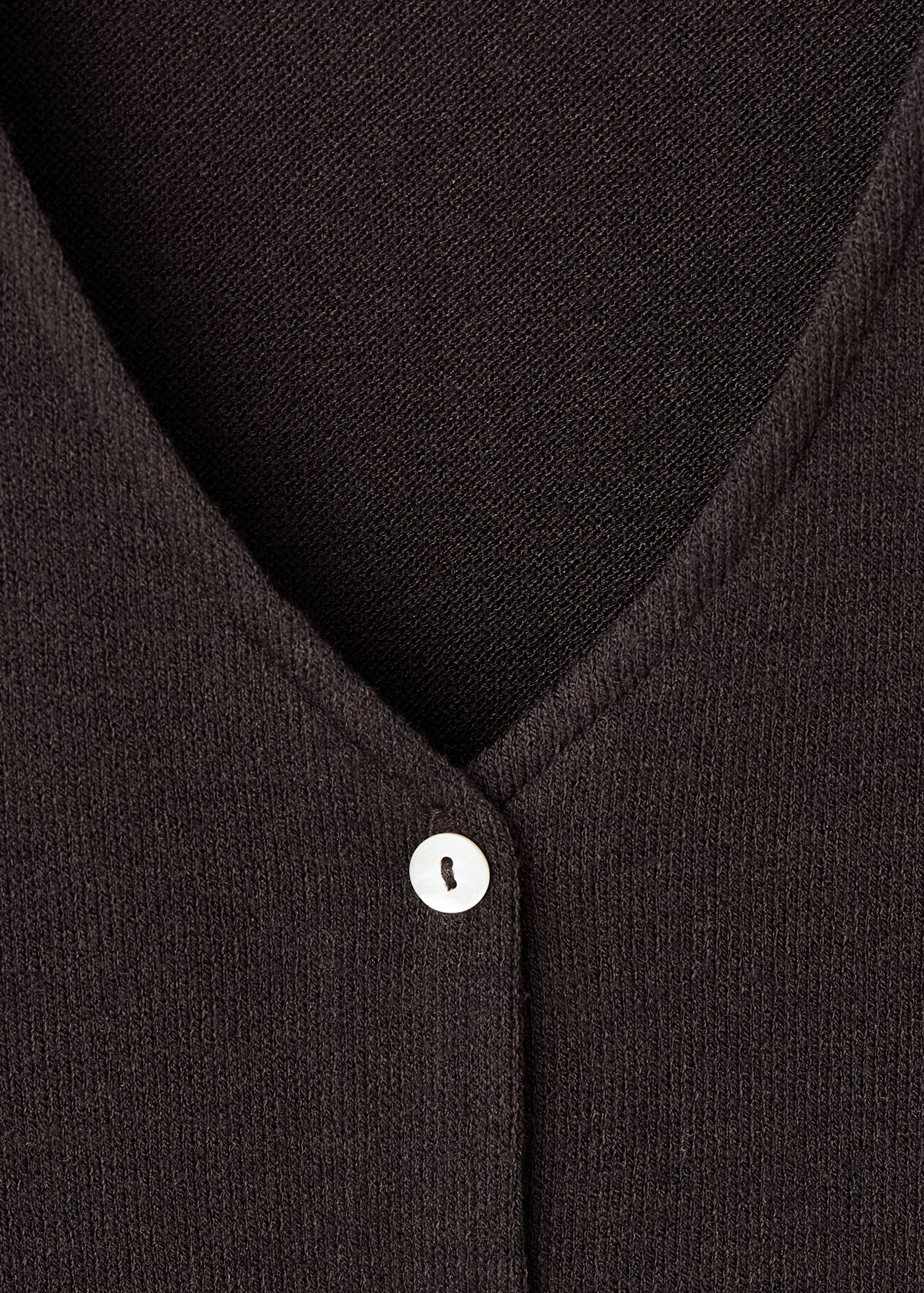 Вязаный кардиган с поясом - Деталь изделия 8