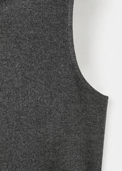 Turtleneck top with belt — Medium Heather Grey 8