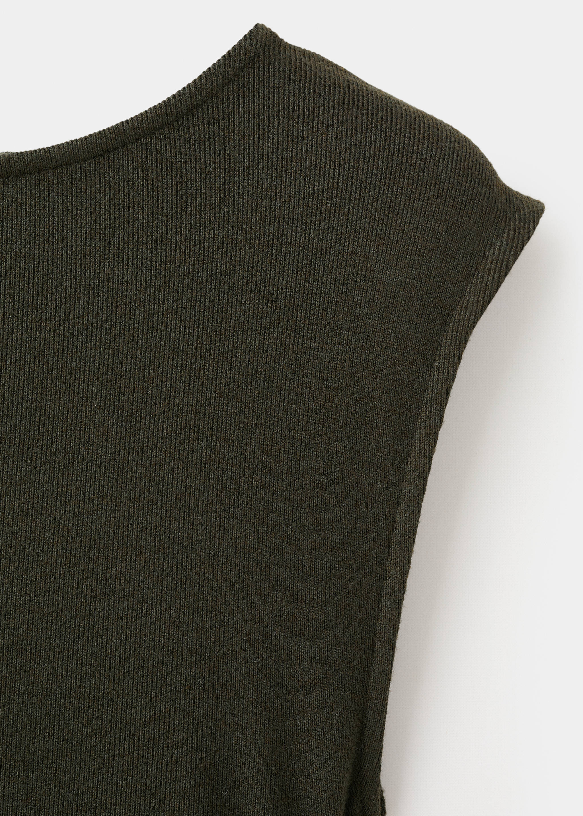 Robe en maille fine avec fronce latérale - Détail de l'article 0