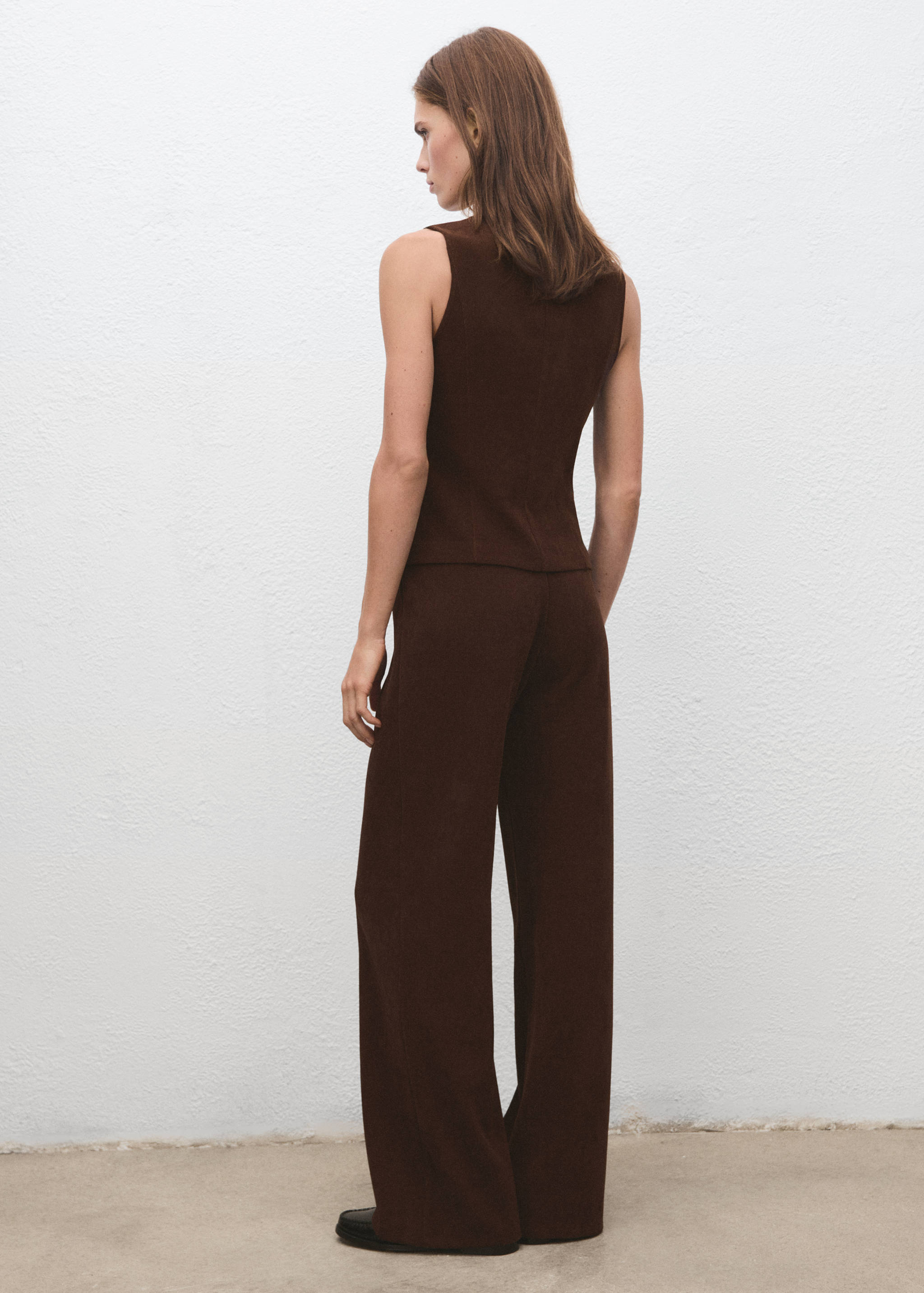 Corduroy suit waistcoat - Reverse of the article