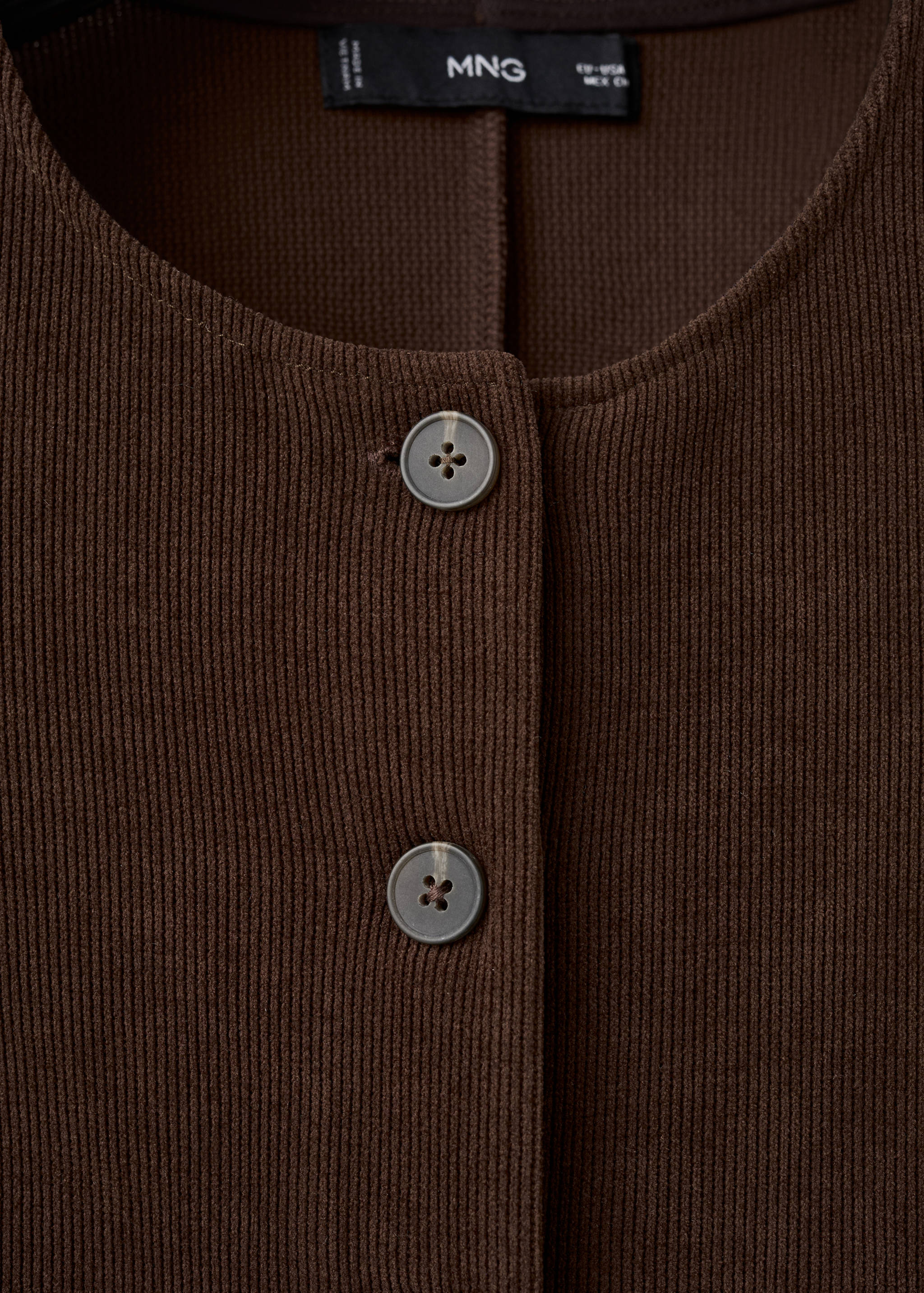 Corduroy suit waistcoat - Details of the article 8