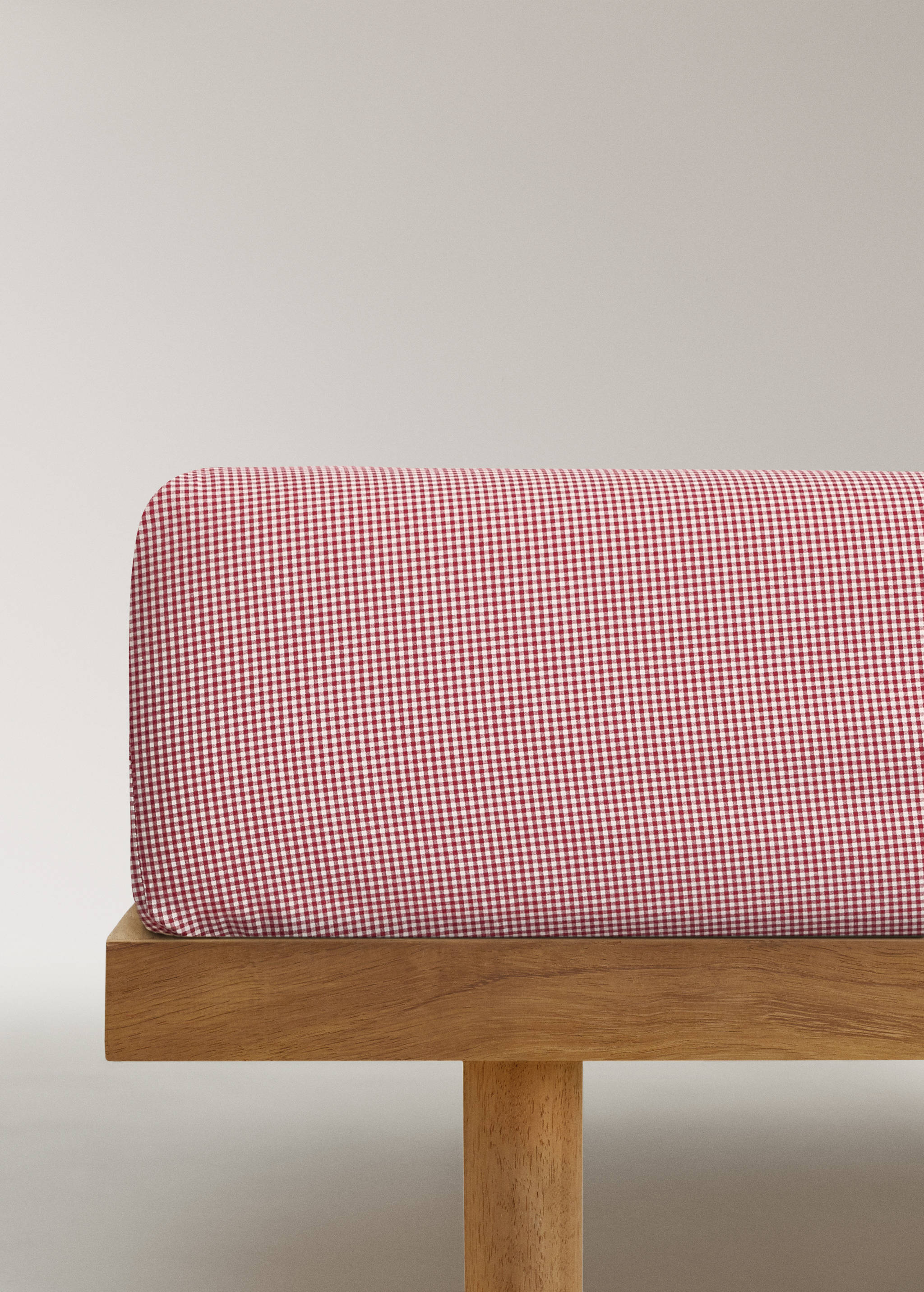 Drap-housse pour enfant fil teint carreaux vichy lit 90 cm - Article sans modèle