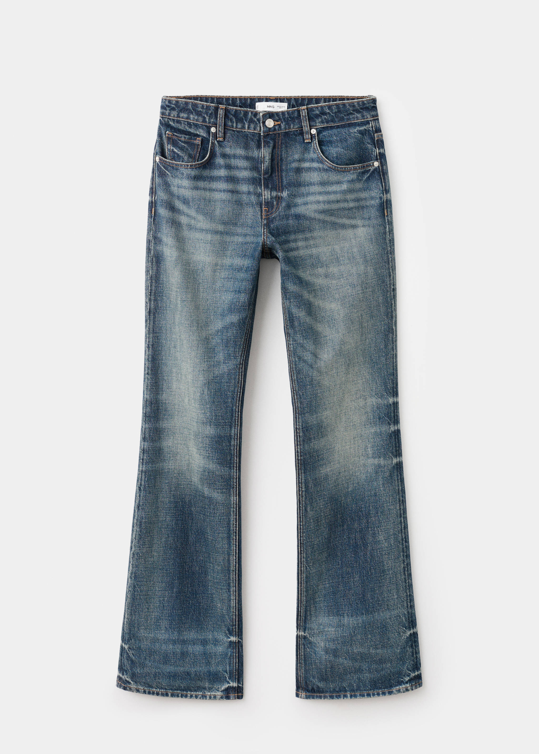 Mid-rise flared jeans - Article without model