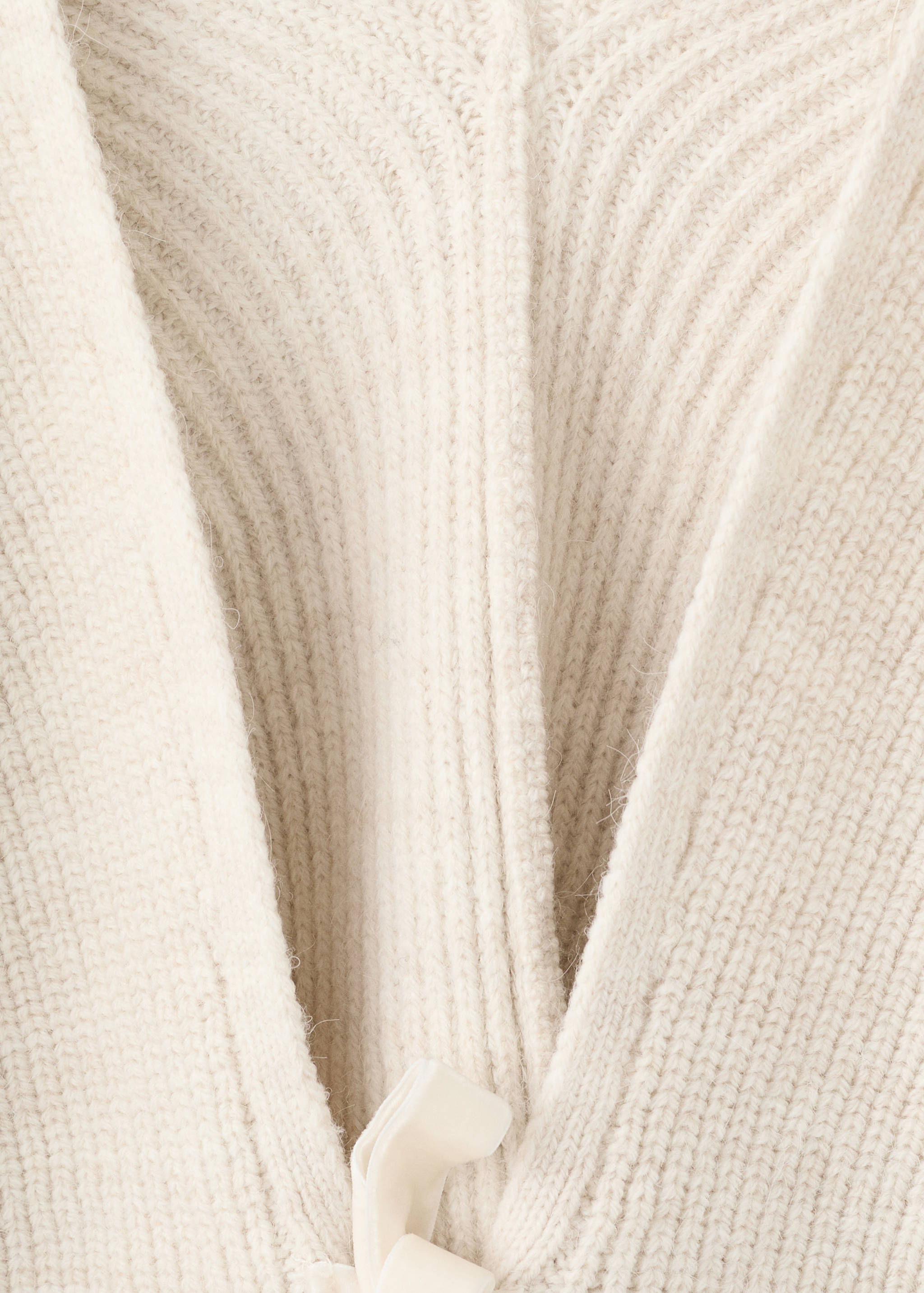 Cardigan col en V à nœuds - Détail de l'article 8