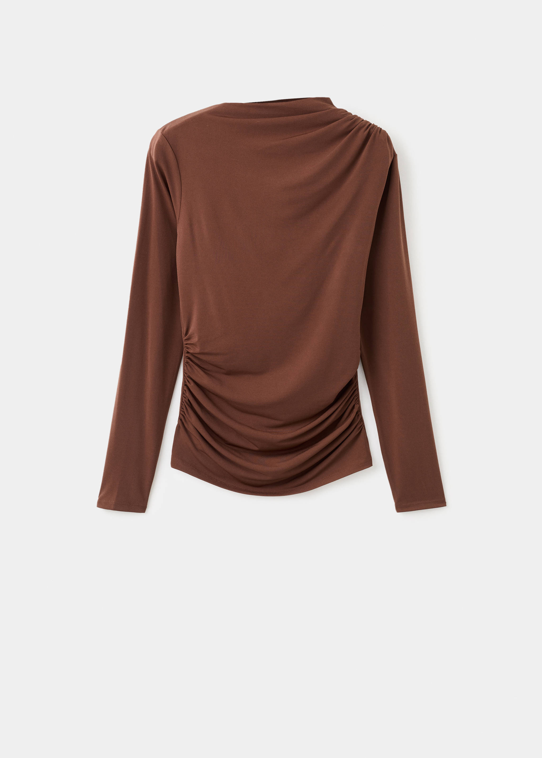 Draped fitted t-shirt - Article without model