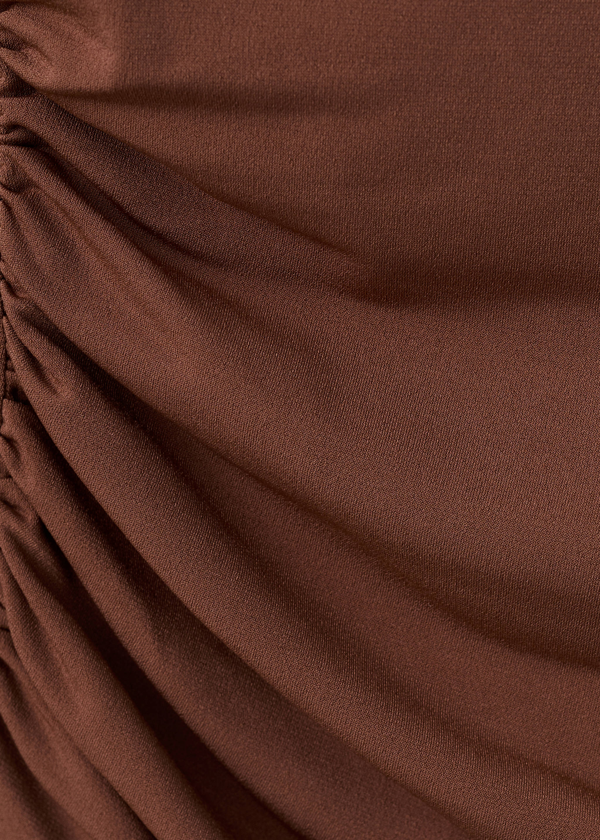 Draped fitted t-shirt - Details of the article 0