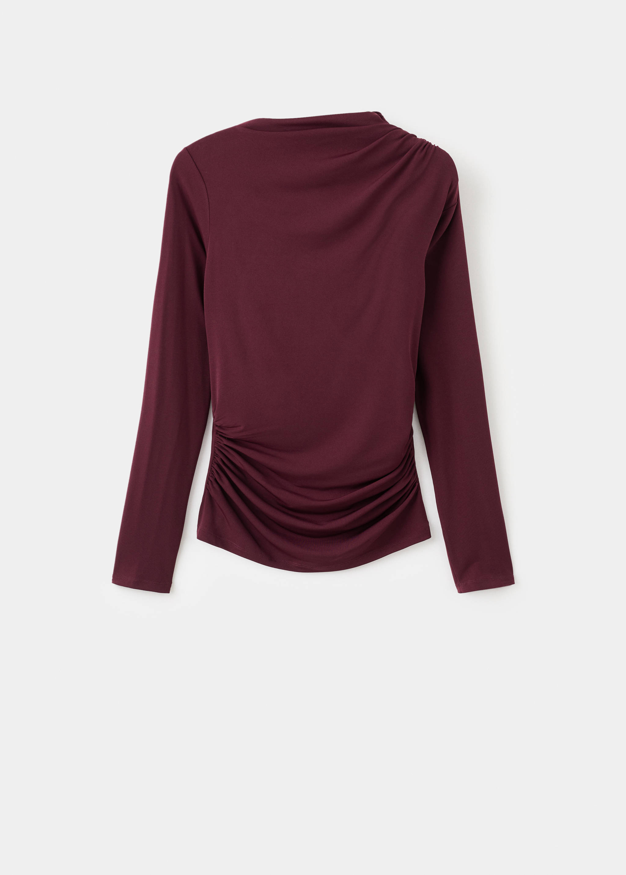 Draped fitted t-shirt - Article without model