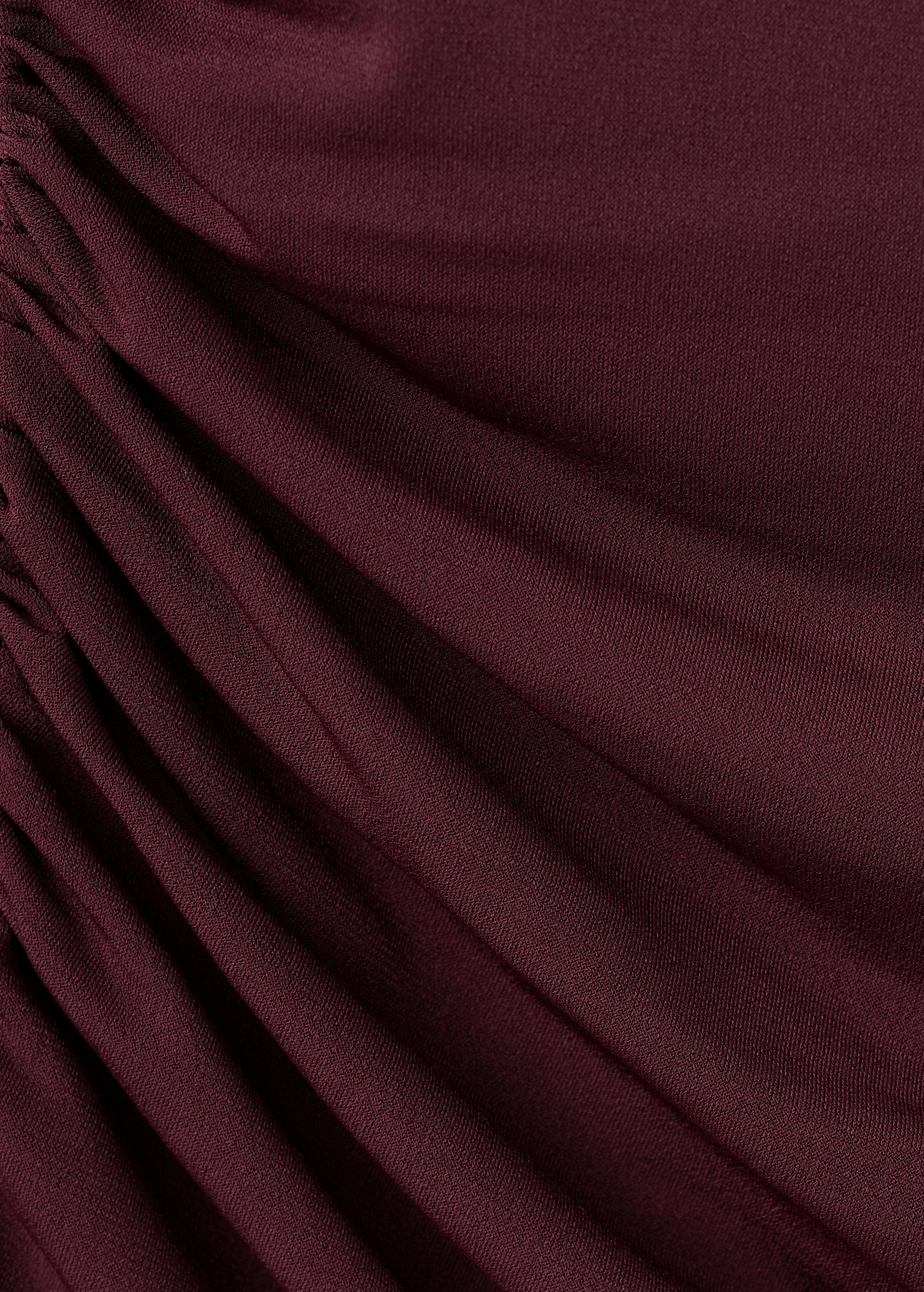 Draped fitted t-shirt - Details of the article 0