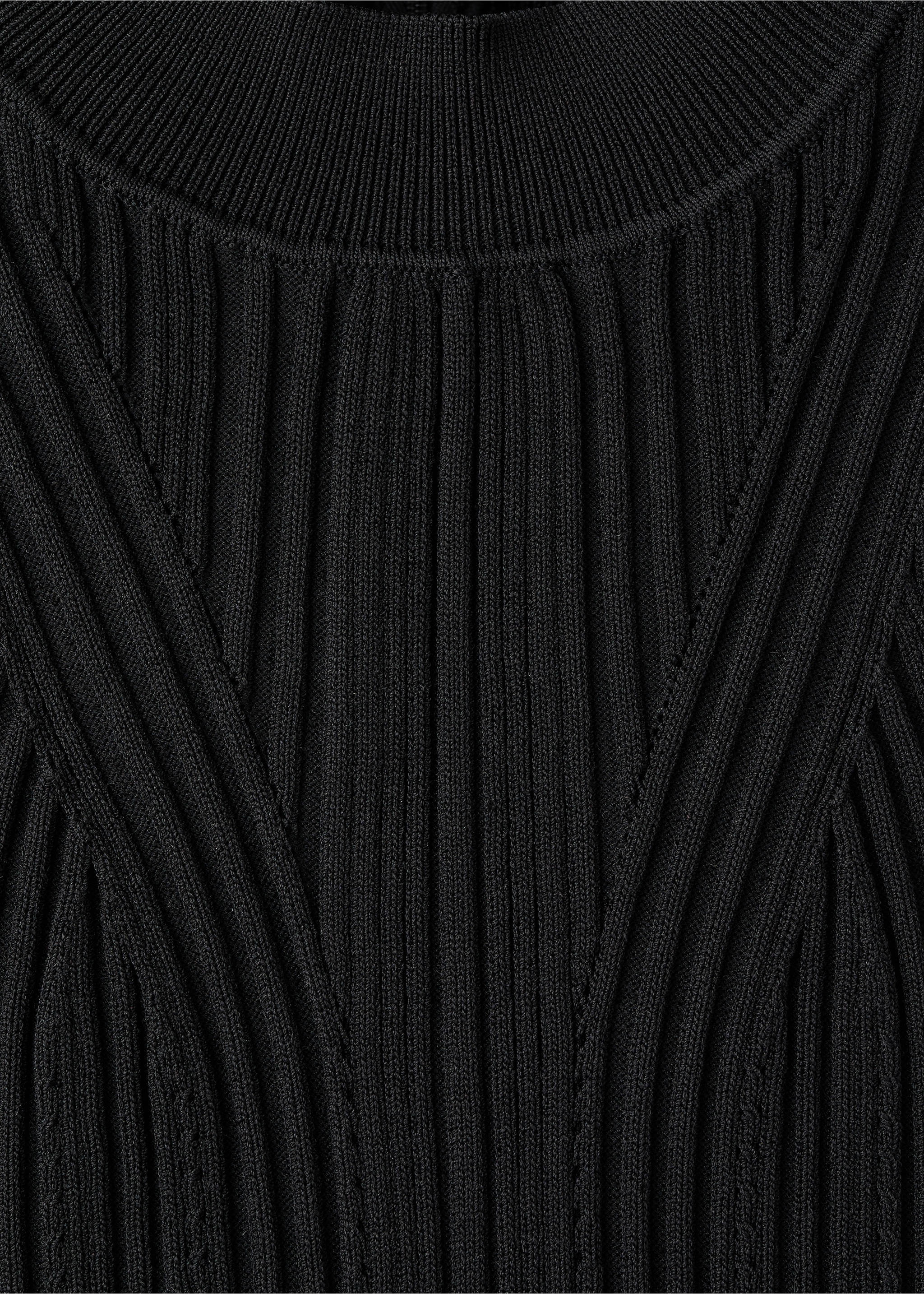 Fringed jumpsuit - Details of the article 0, Black. Ref: 17037883-00.