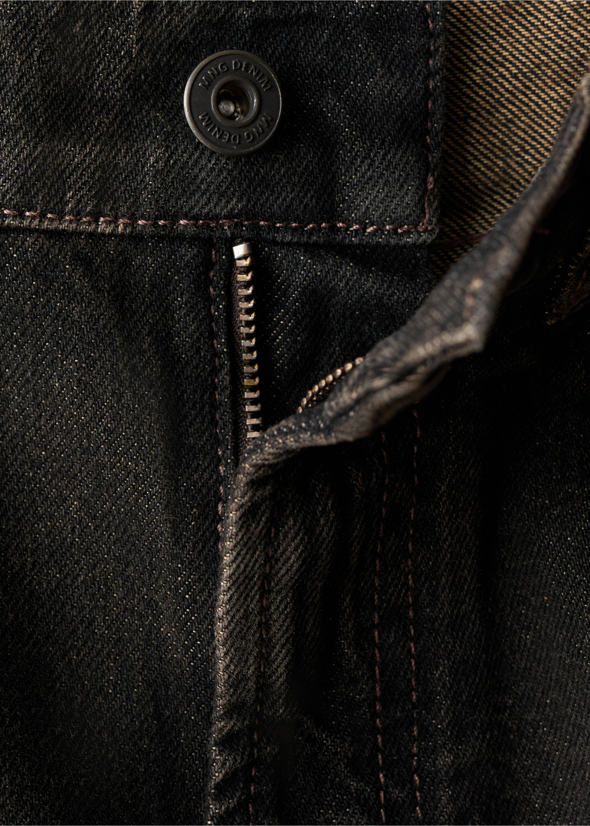 Jeans Lori tapered fit - Detalle del artículo 0, Marrón. Ref: 17037885-00.