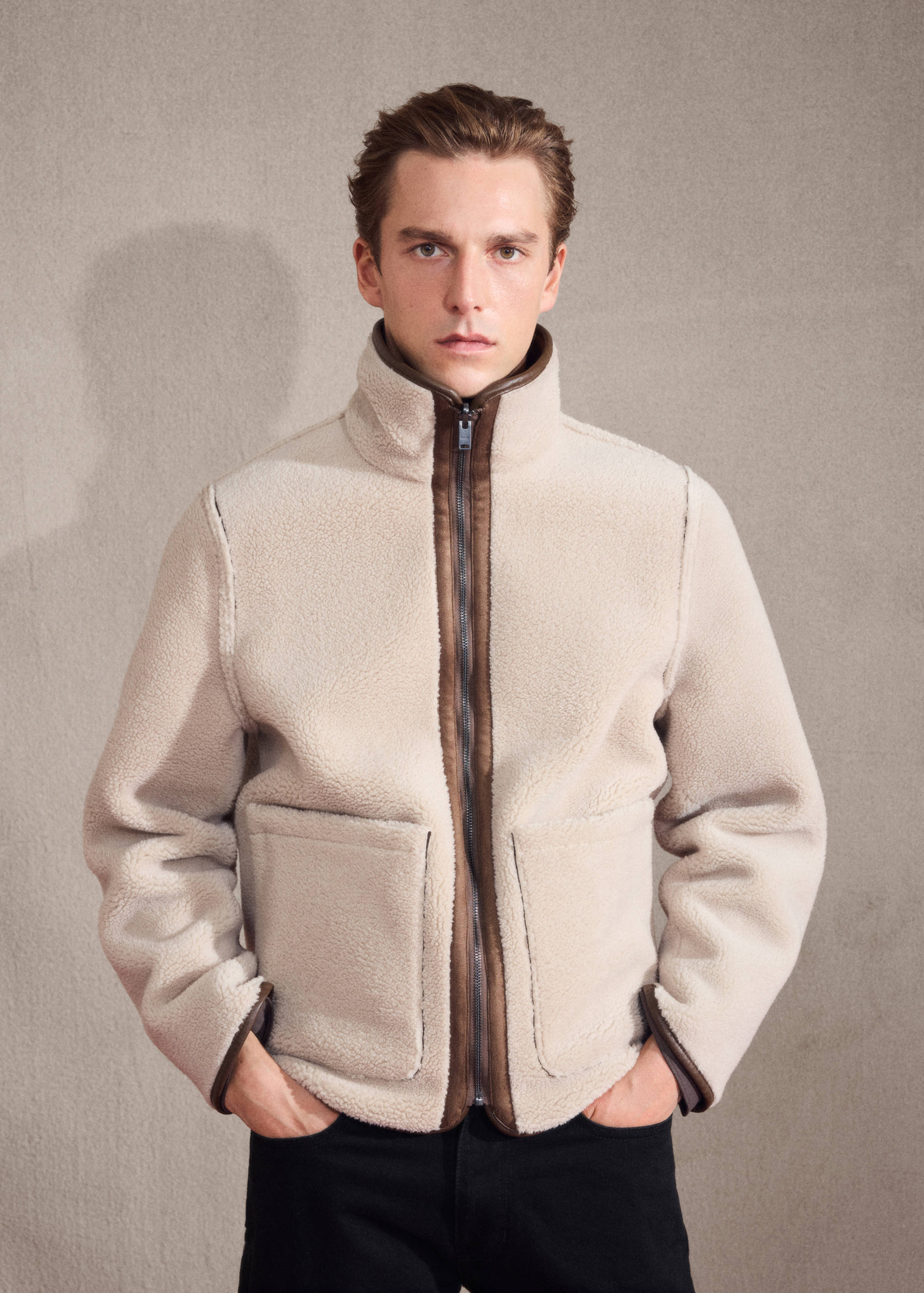 Reversible sheepskin jacket - Details of the article 3