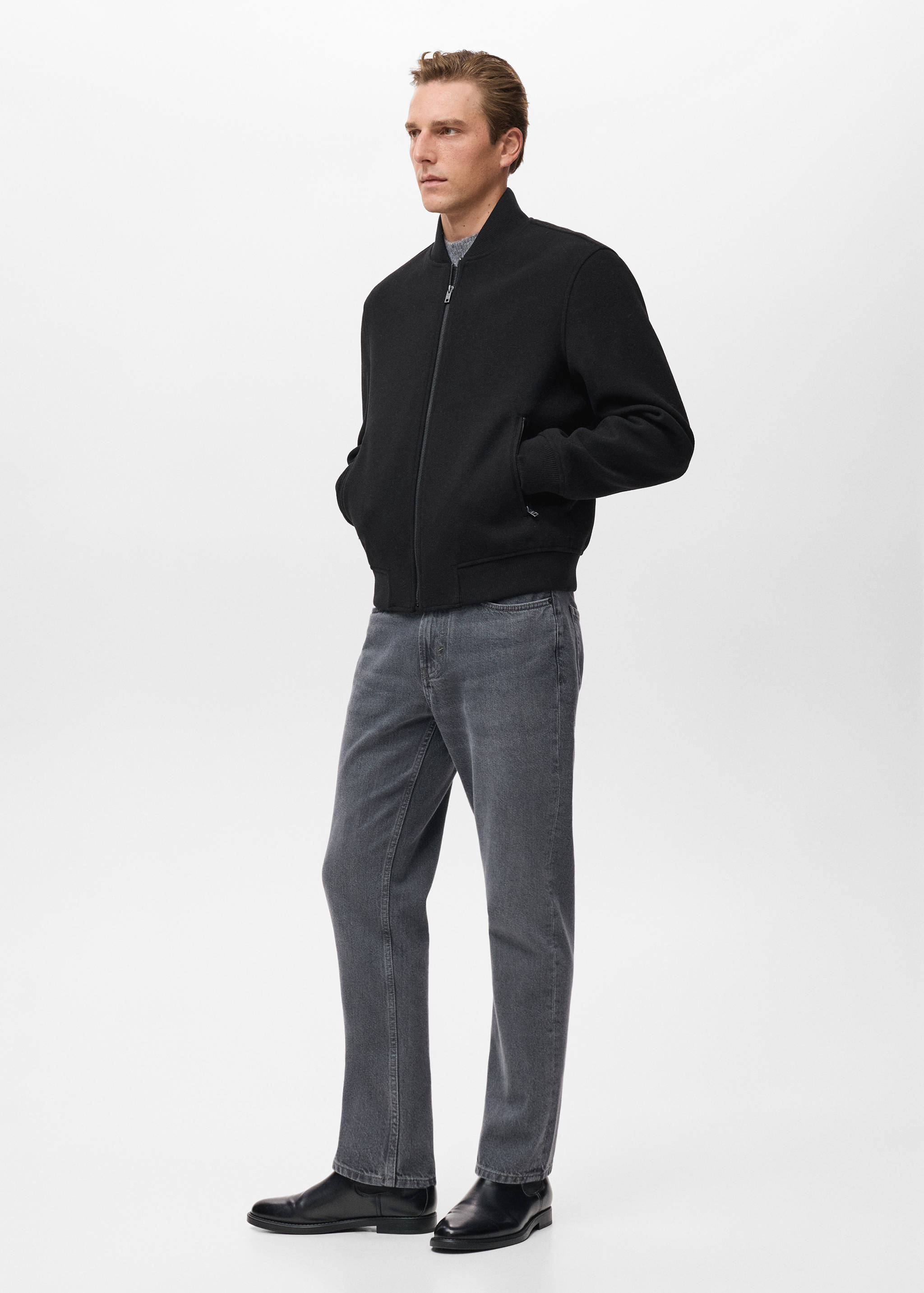 Куртка бомбер на молнии - Деталь изделия 2