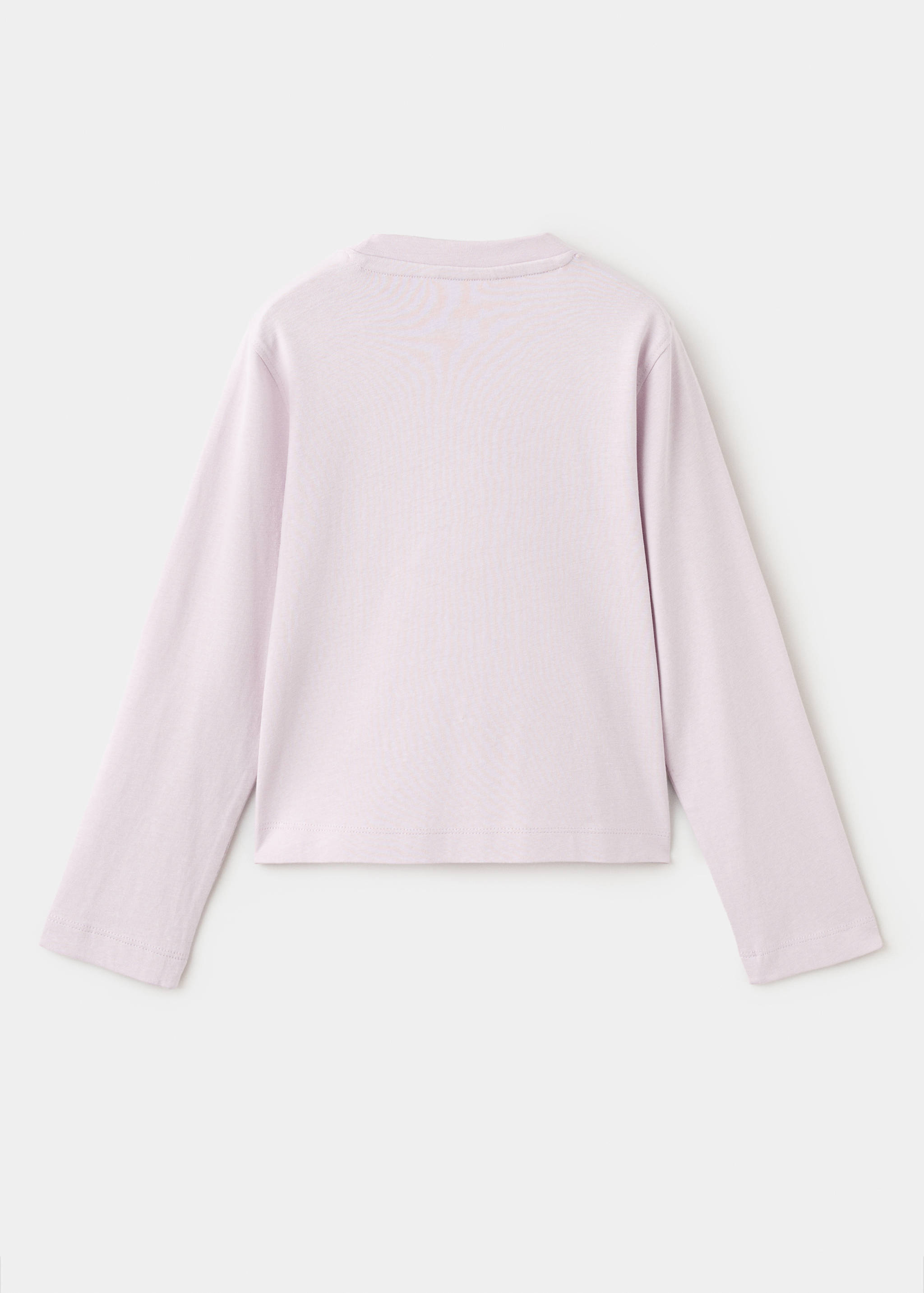 Printed cotton-blend T-shirt - Reverse of the article