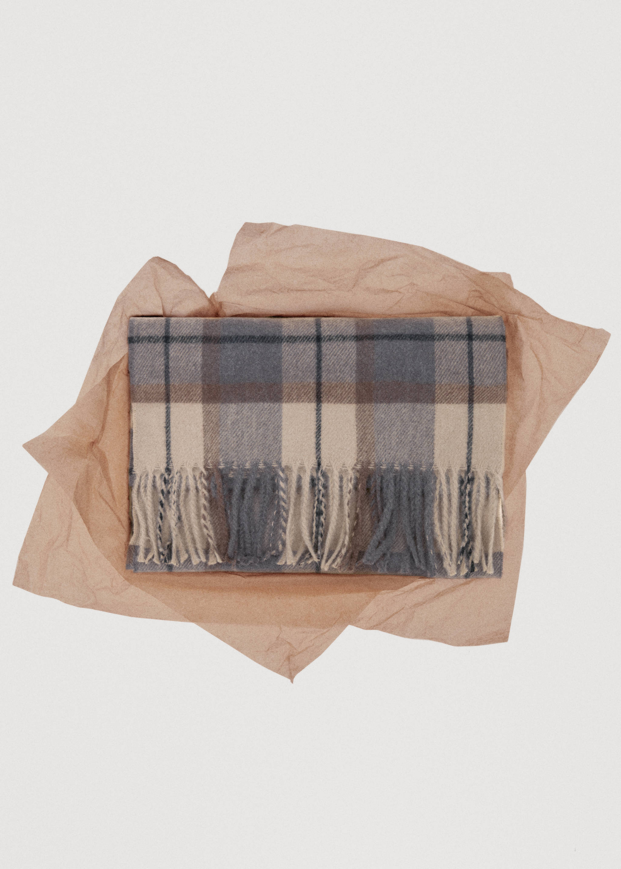 Écharpe carreaux écossais franges - Détail de l'article 9