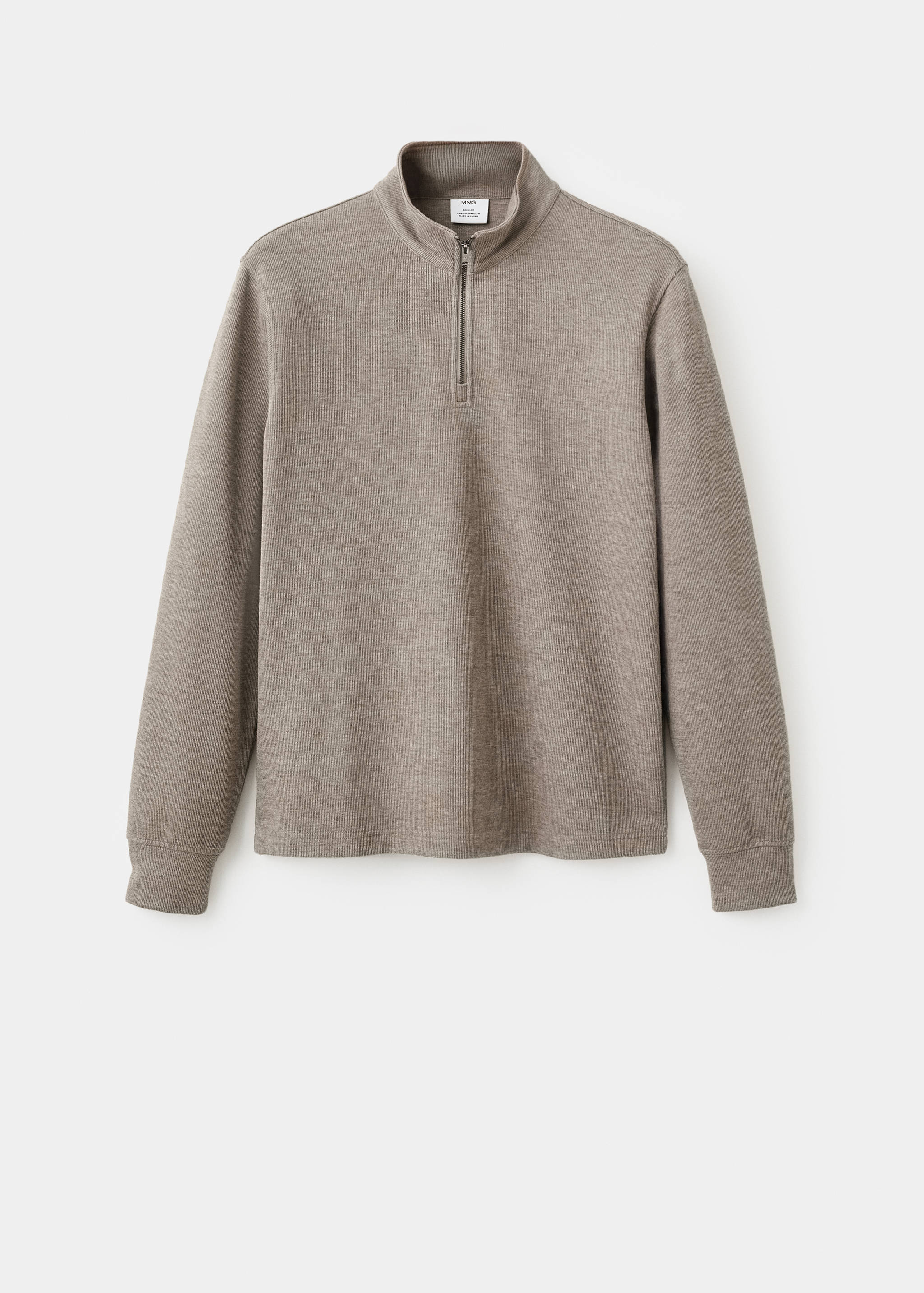 Regular-fit zip-up hoodie - Article without model