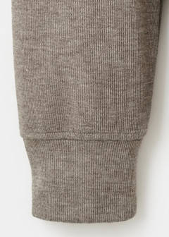 Regular-fit zip-up hoodie — Sand 8