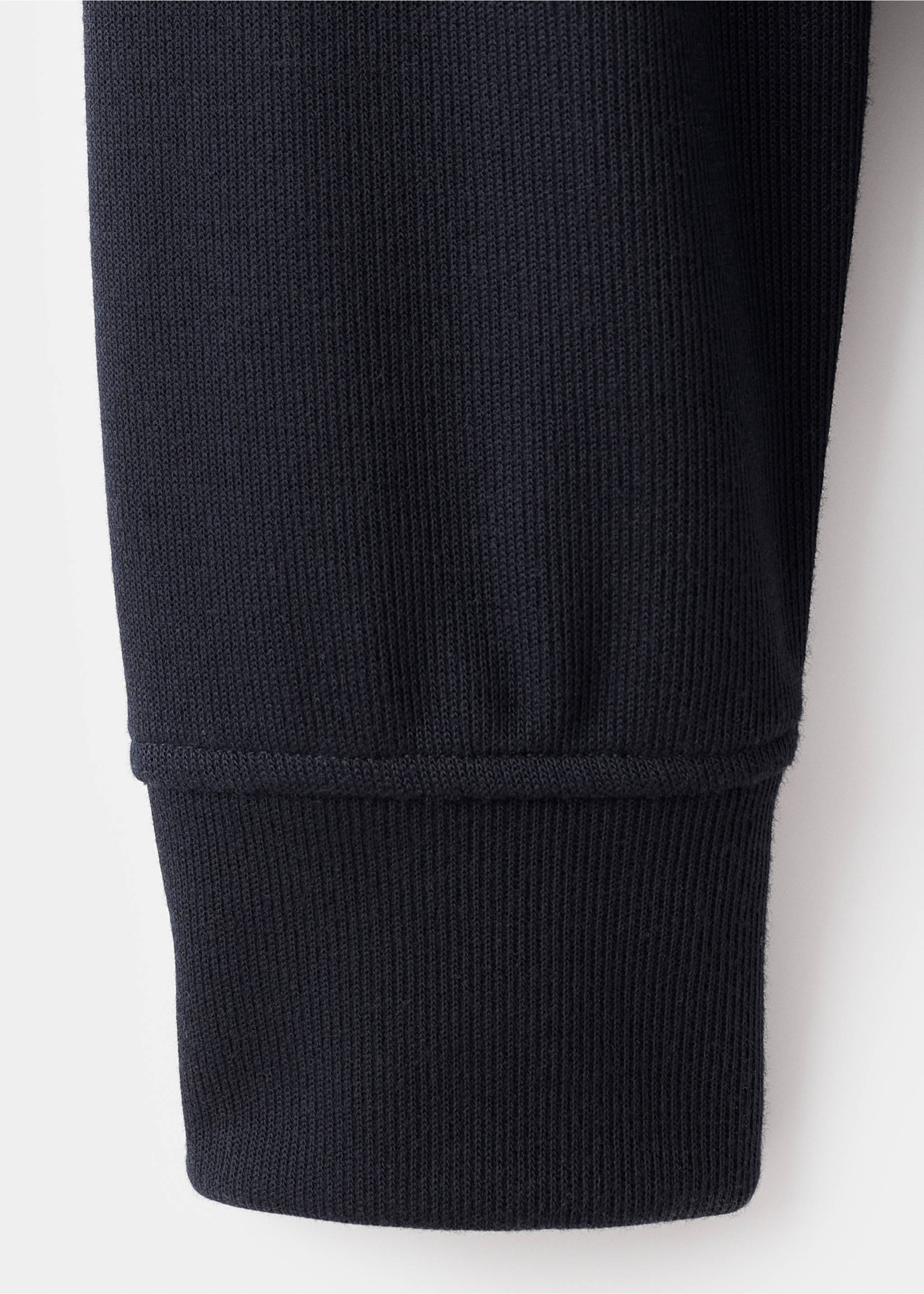 Sudadera cremallera regular fit - Detalle del artículo 0, Azul marino. Ref: 17037898-00.