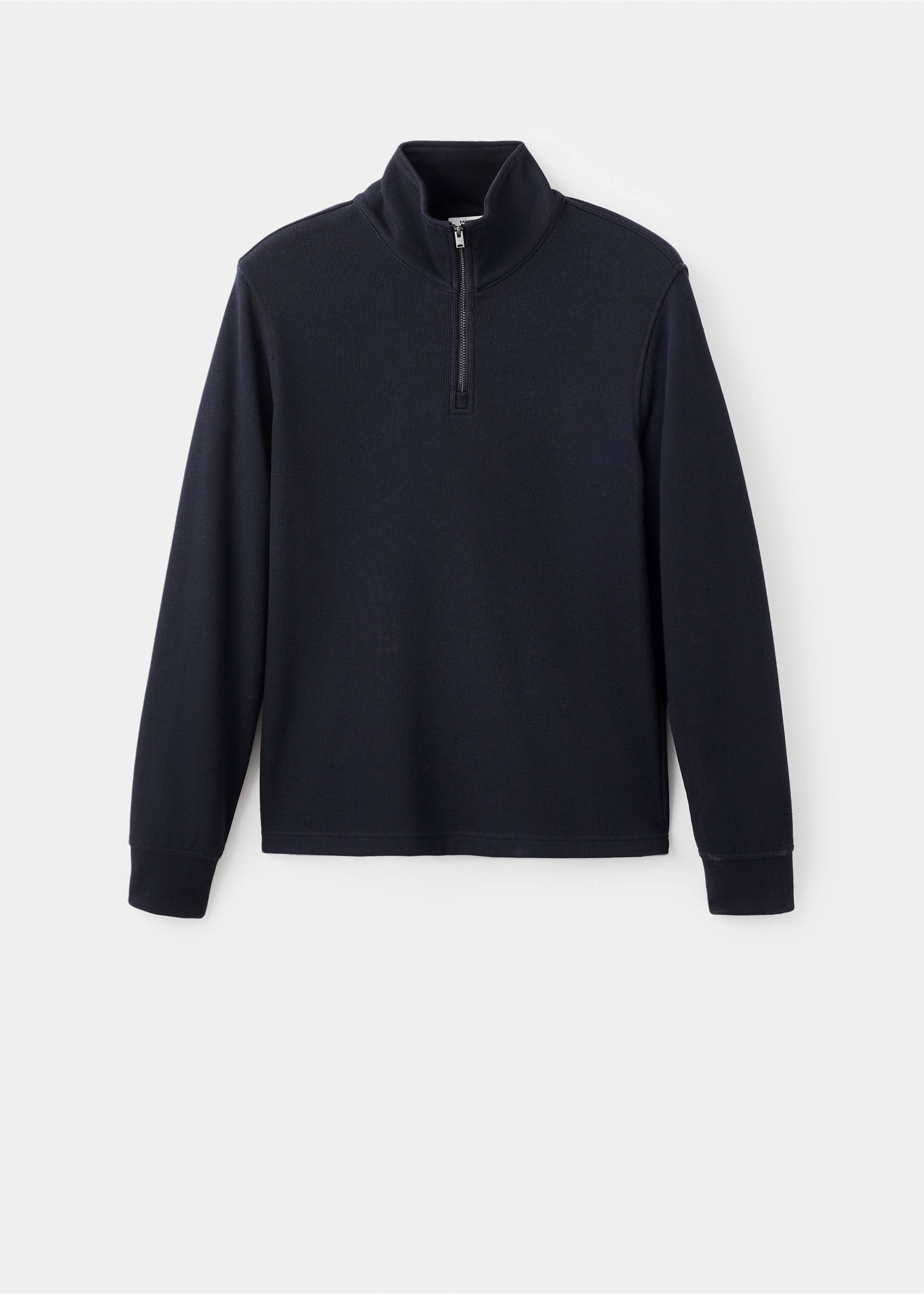 Sudadera cremallera regular fit - Artículo sin modelo, Azul marino. Ref: 17037898-00.