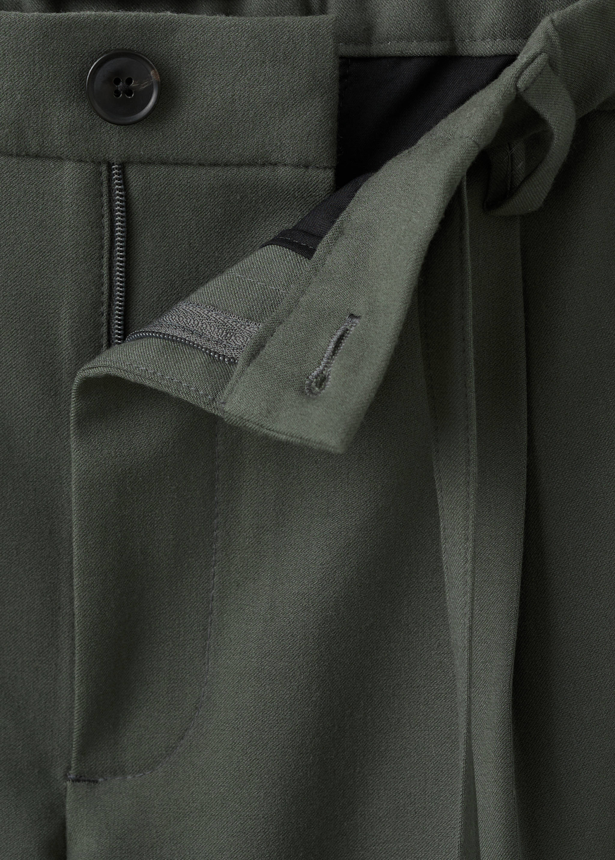 Regular fit bandplooibroek met aansnoerkoord - Detail van het artikel 8