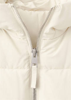 Hood puffer coat — Vanilla 7