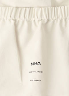 Hood puffer coat — Vanilla 8
