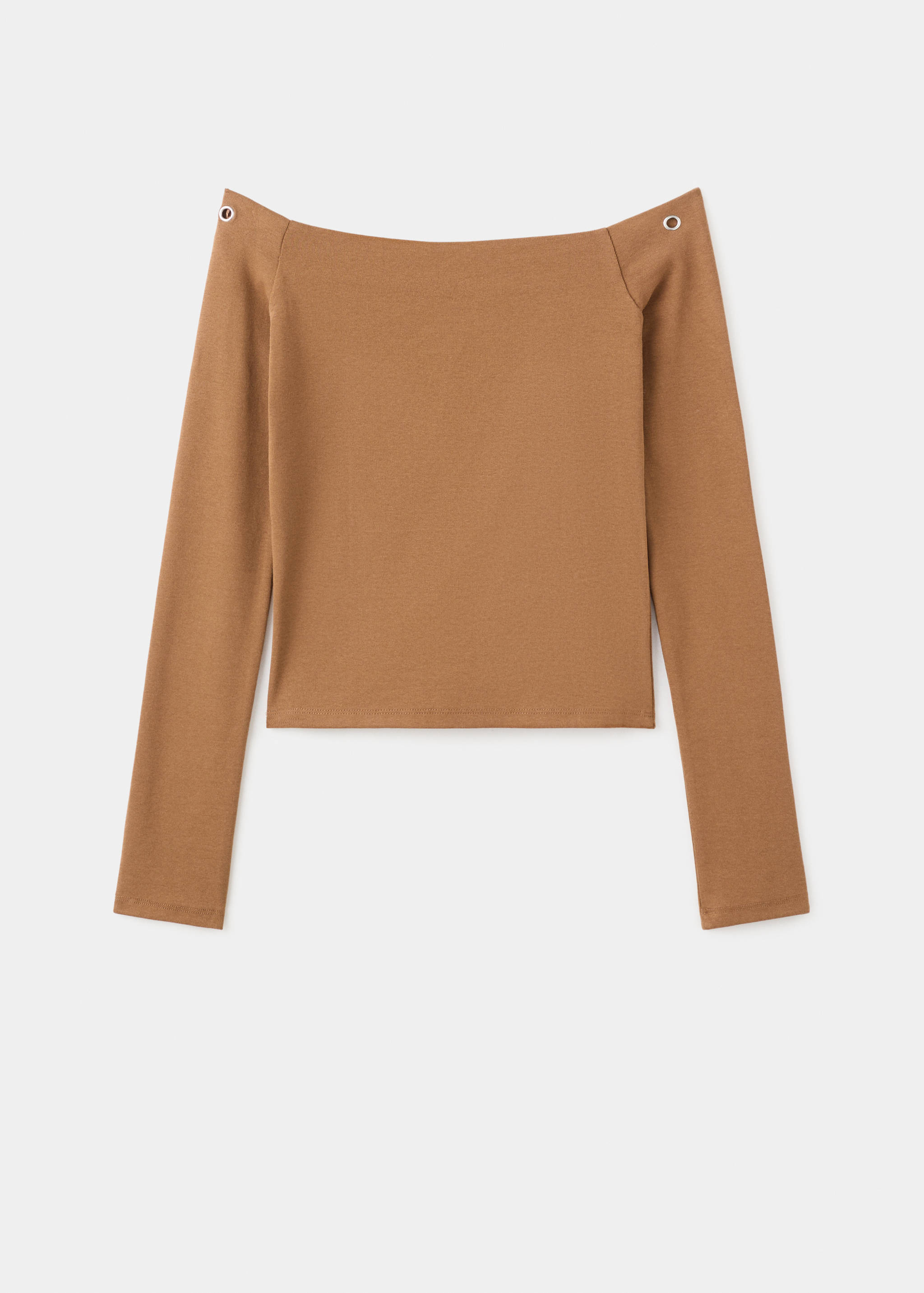 Strapless studded t-shirt - Article without model