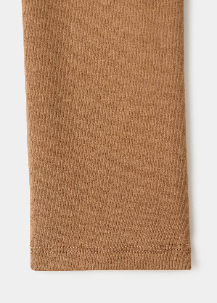 Strapless studded t-shirt — Medium Brown