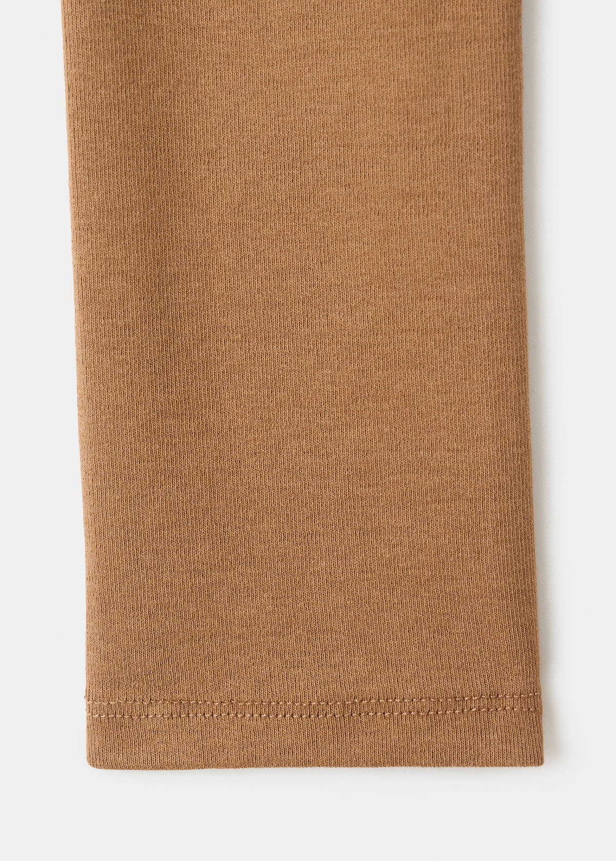 Strapless studded t-shirt — Medium Brown
