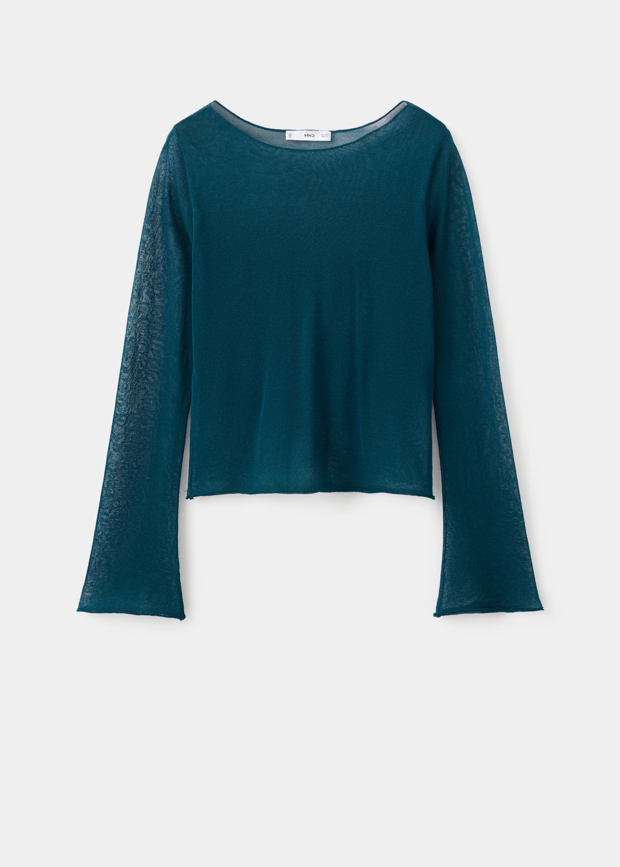 Полупрозрачная футболка - Изделие без модели