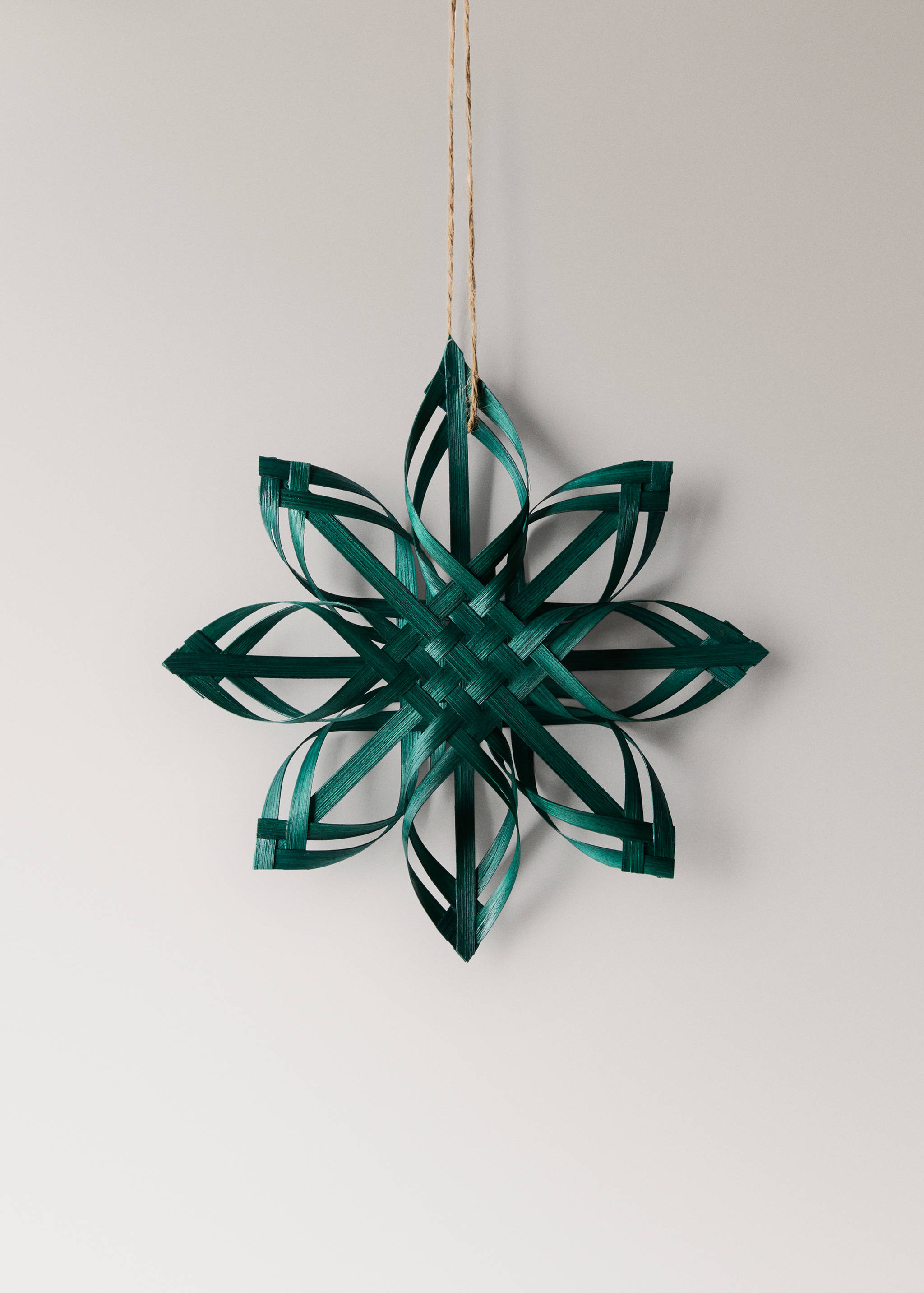 100% bamboo star tree decoration - Article without model