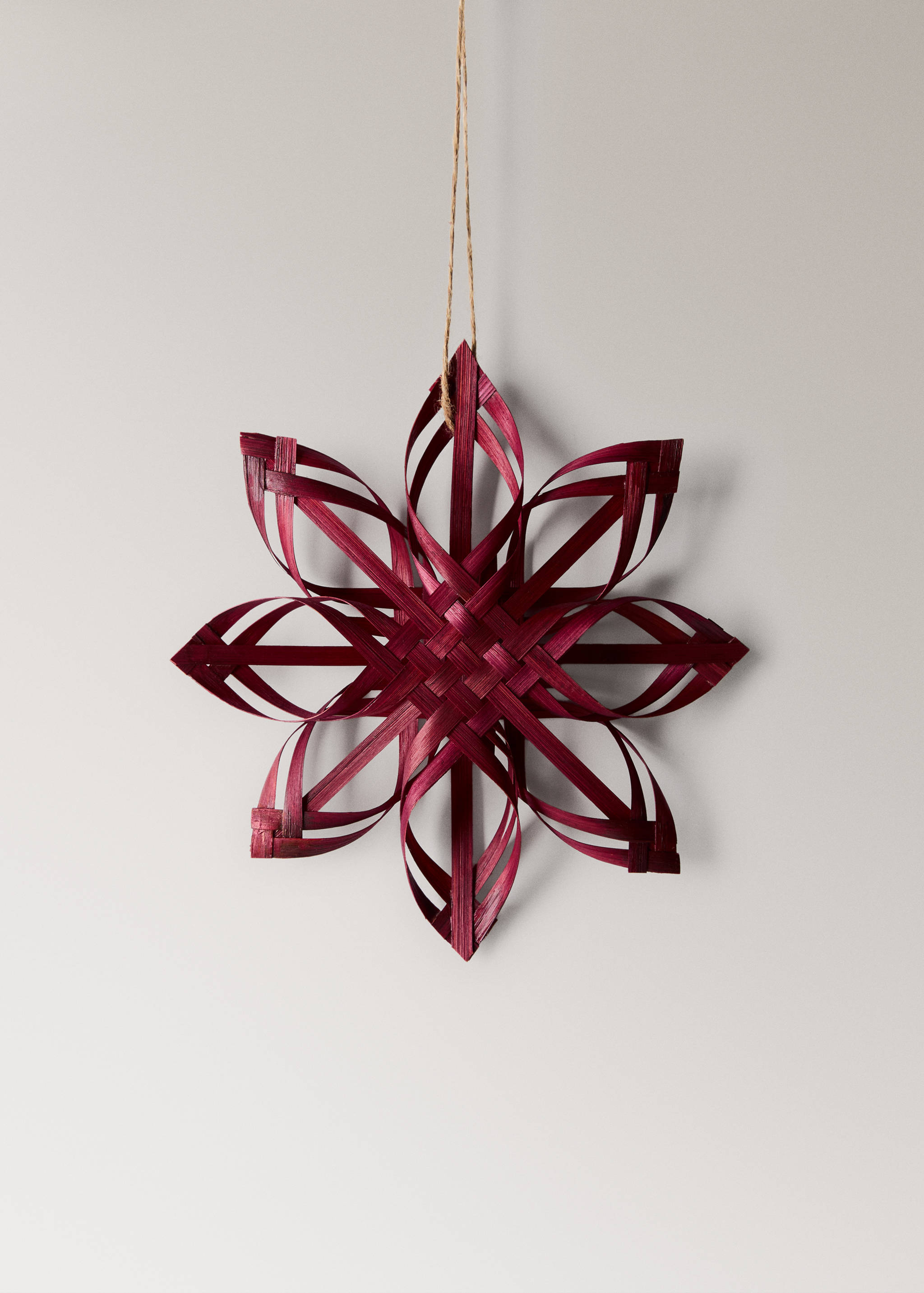 100% bamboo star tree decoration - Article without model