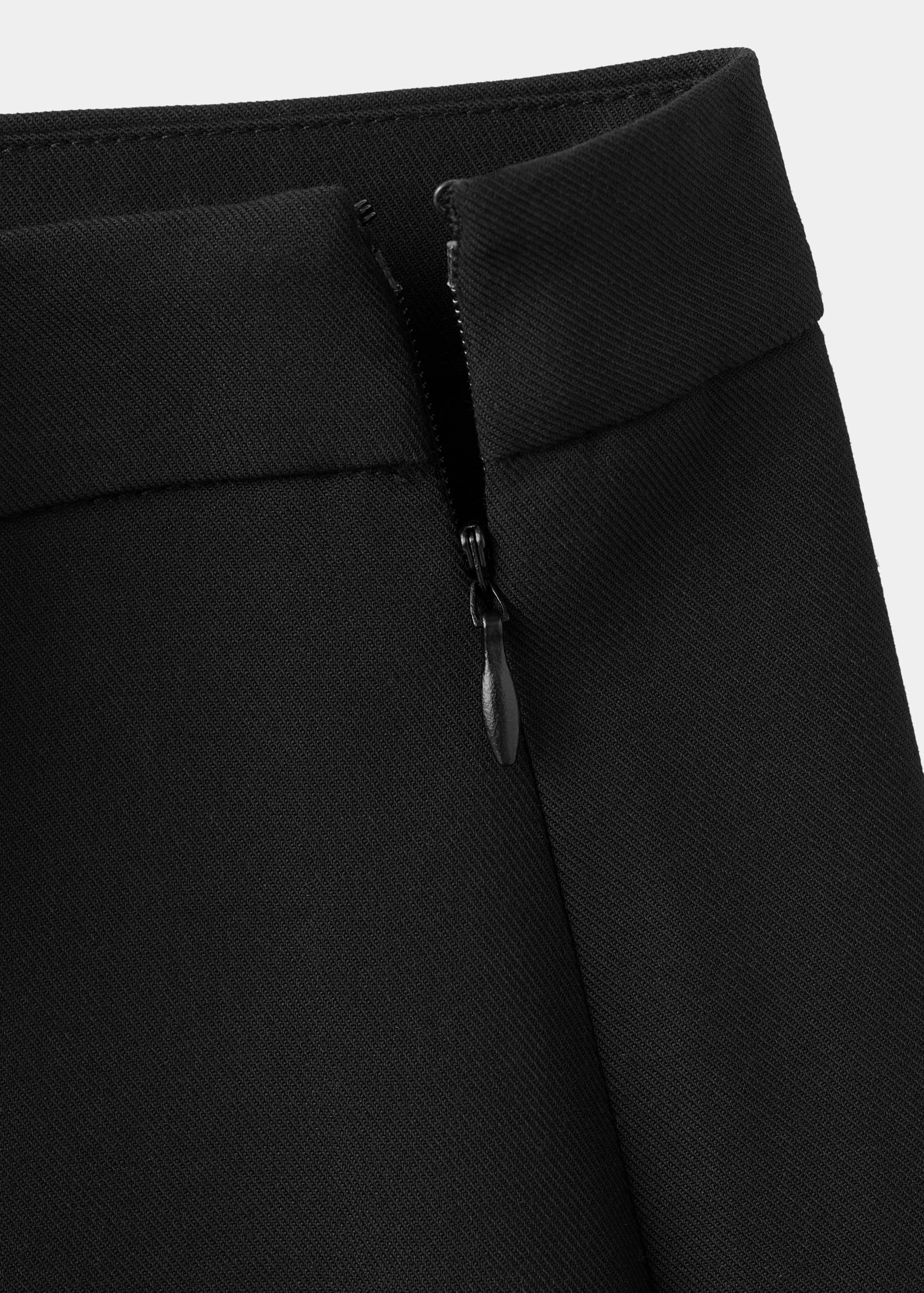High-waisted flared trousers - Details of the article 0