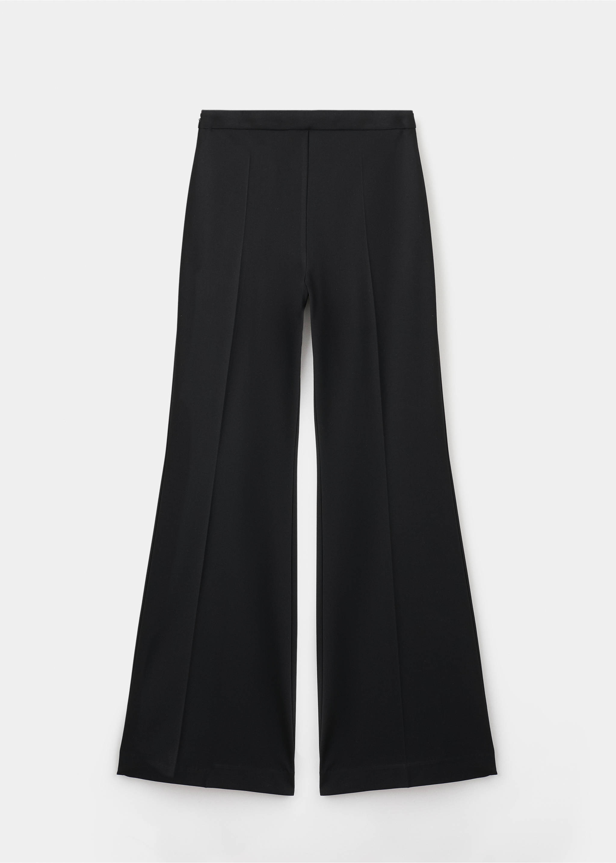 Pantalon flare taille haute - Article sans modèle, Noir. Ref: 17038636-00.
