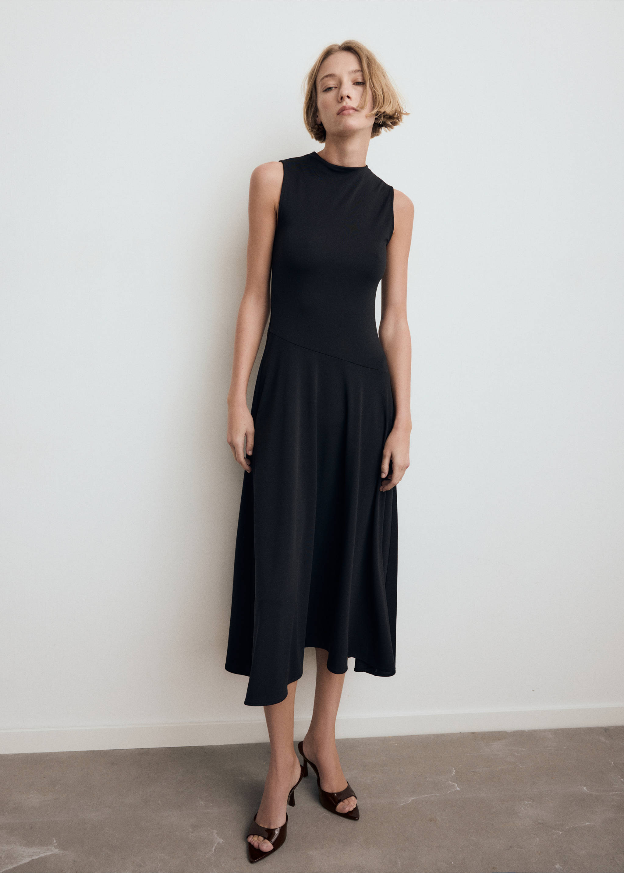 漆皮高跟凉鞋 - null, 深酒红. Ref: 17038637-00.