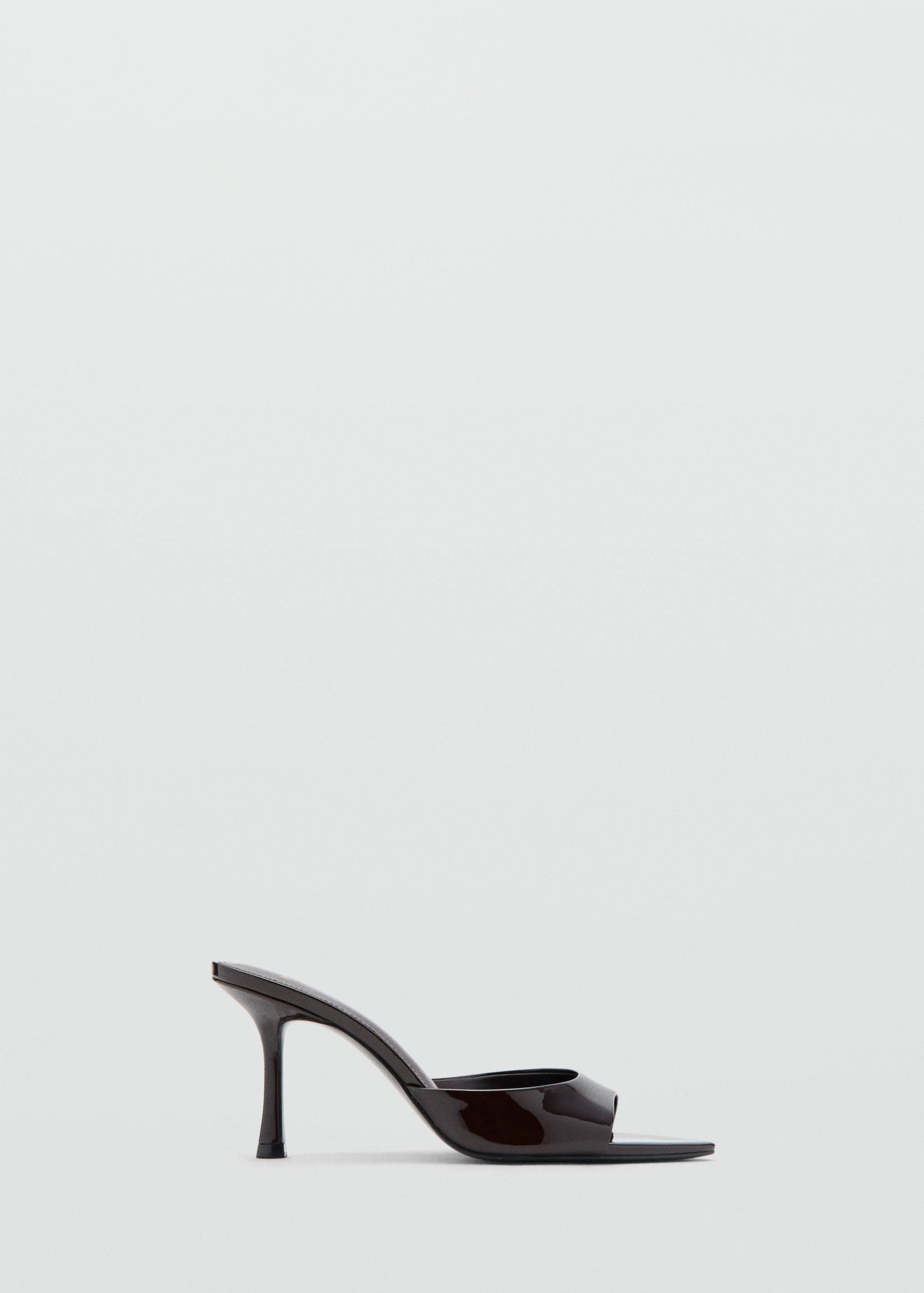 Patent leather high-heeled sandals - Article without model