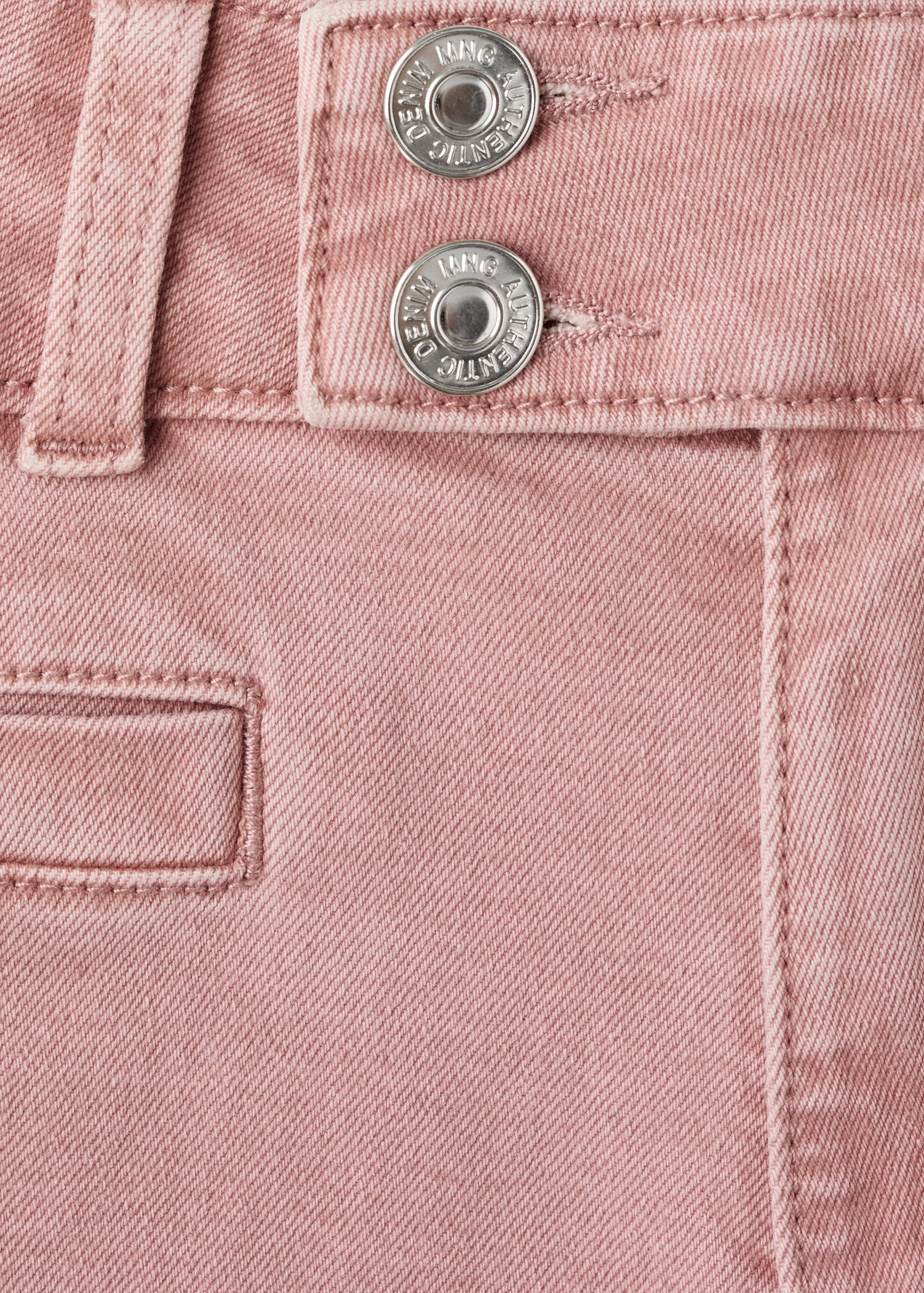 Low-waist jeans with buttons - Details of the article 8