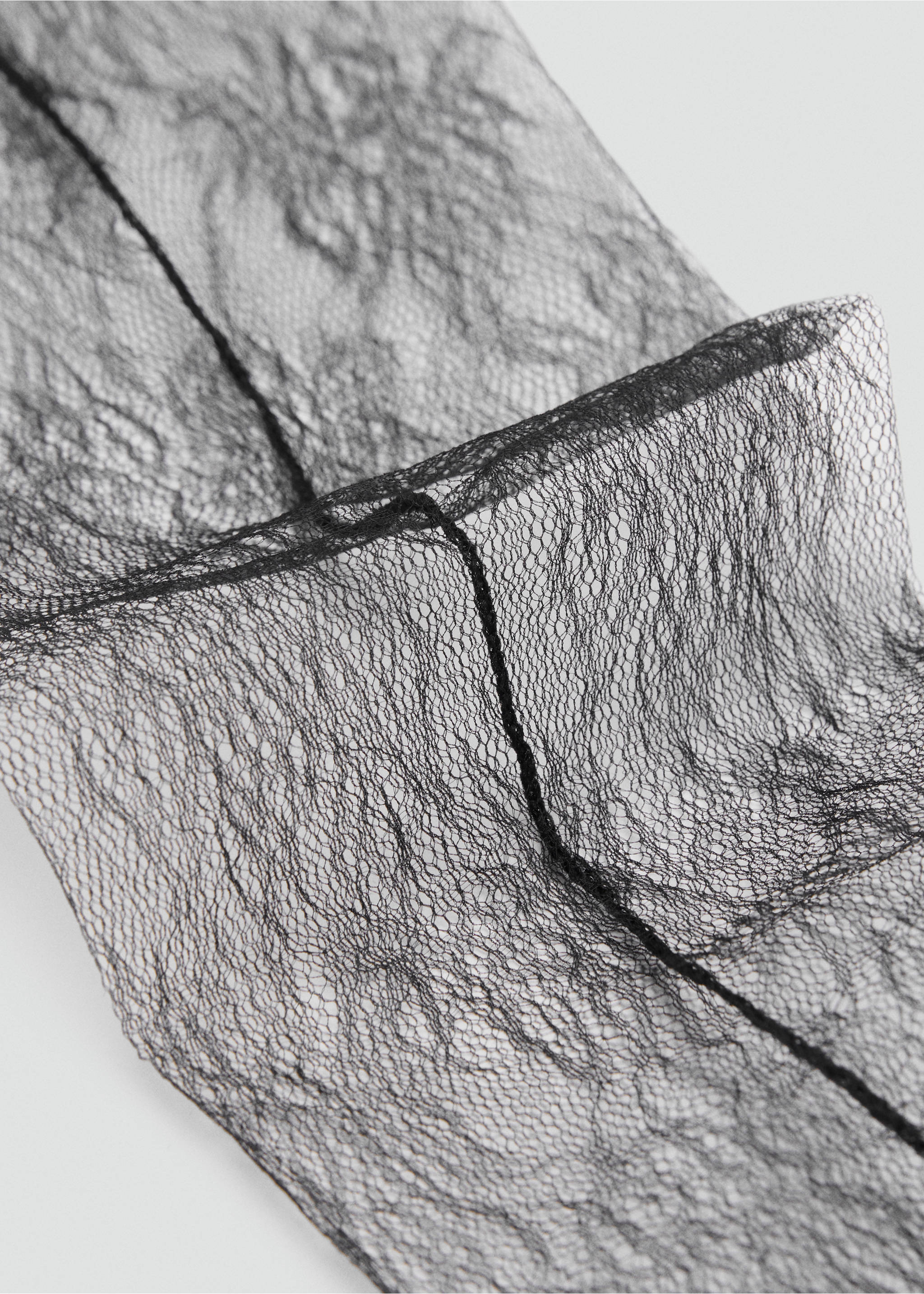 Chaussettes dentelle - Plan moyen, Noir. Ref: 17038640-00.