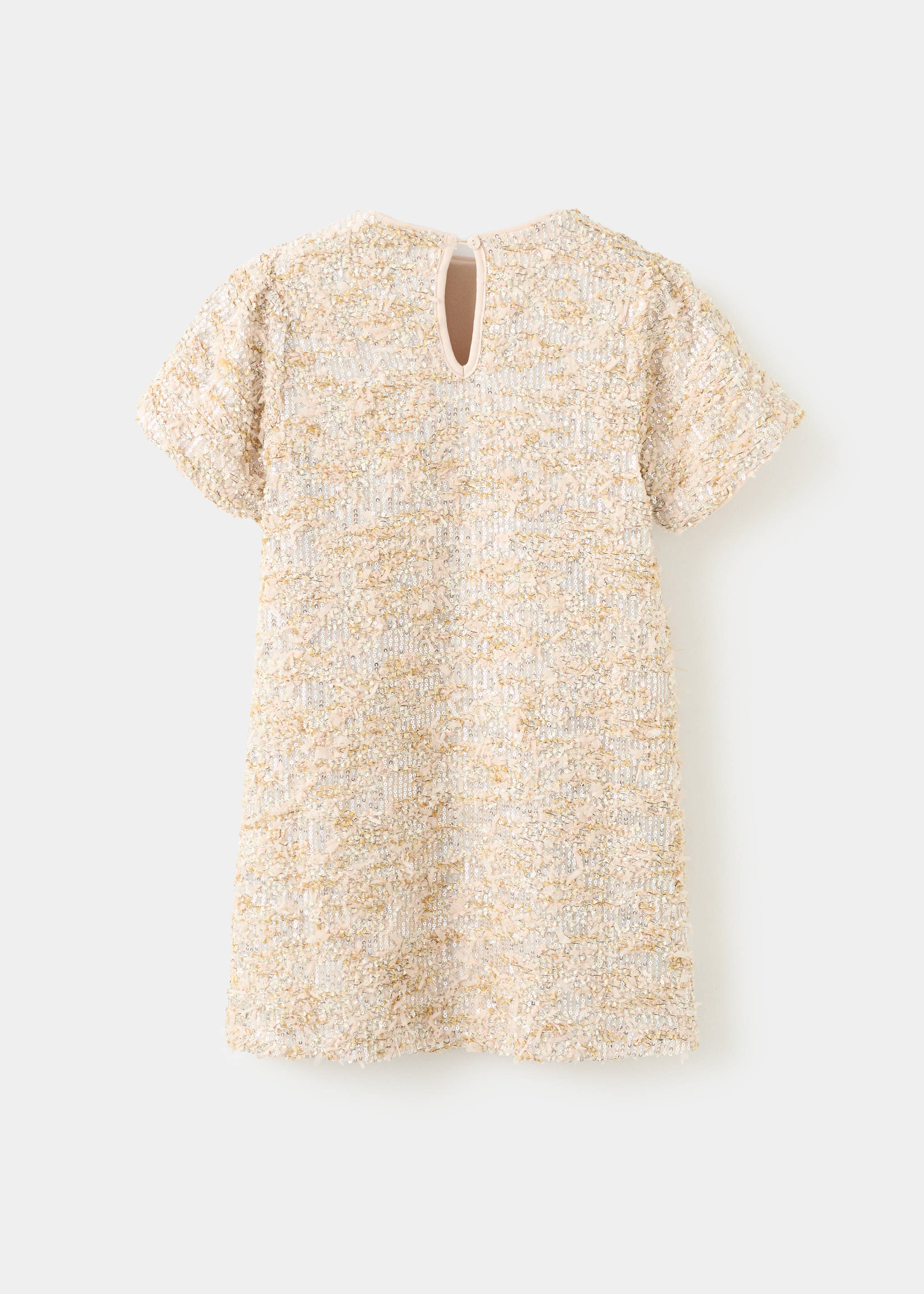 Short dress with sequins - Reverse of the article