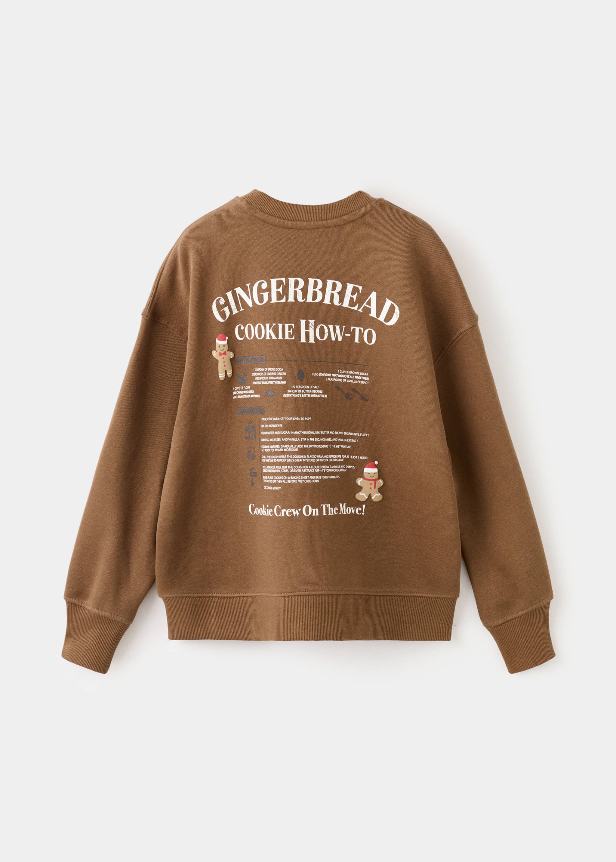 Sweat-shirt coton imprimé - Verso de l’article