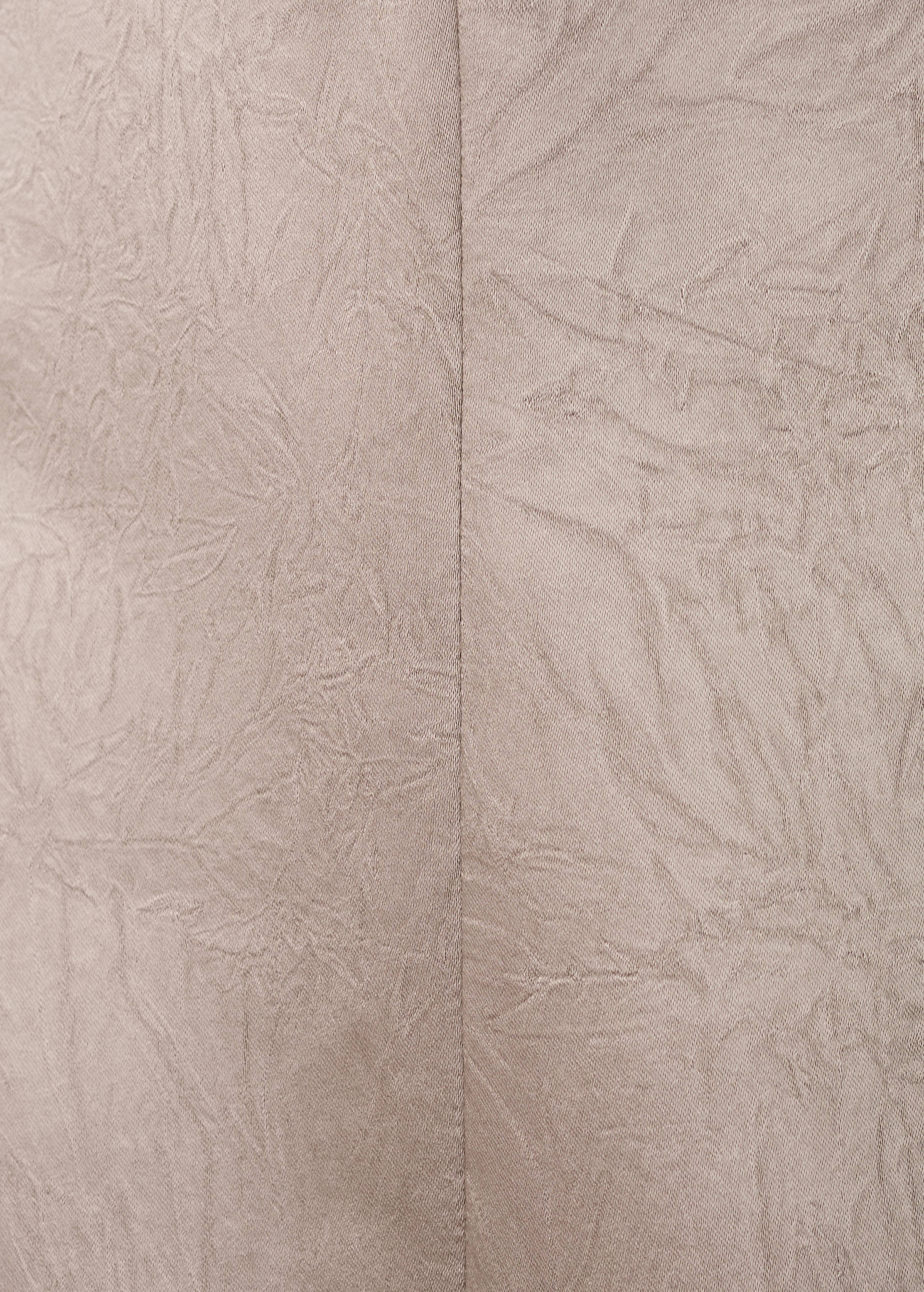 Satin dress with sequin neckline - Details of the article 8