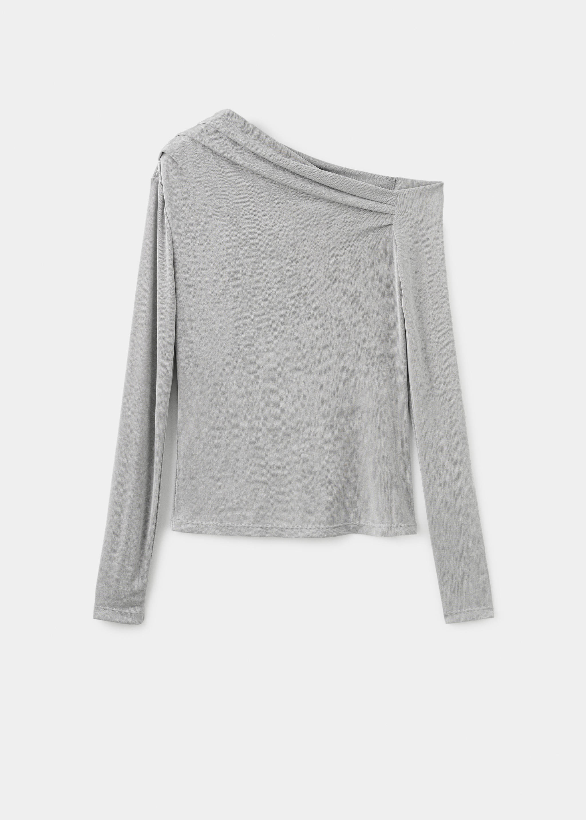 Asymmetrical long-sleeved t-shirt - Article without model
