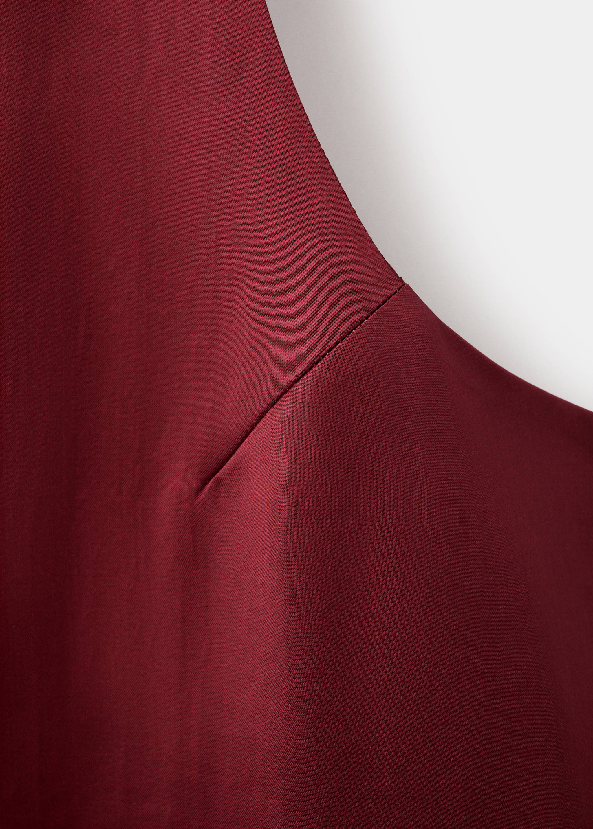 Satin tie dress - Details of the article 8