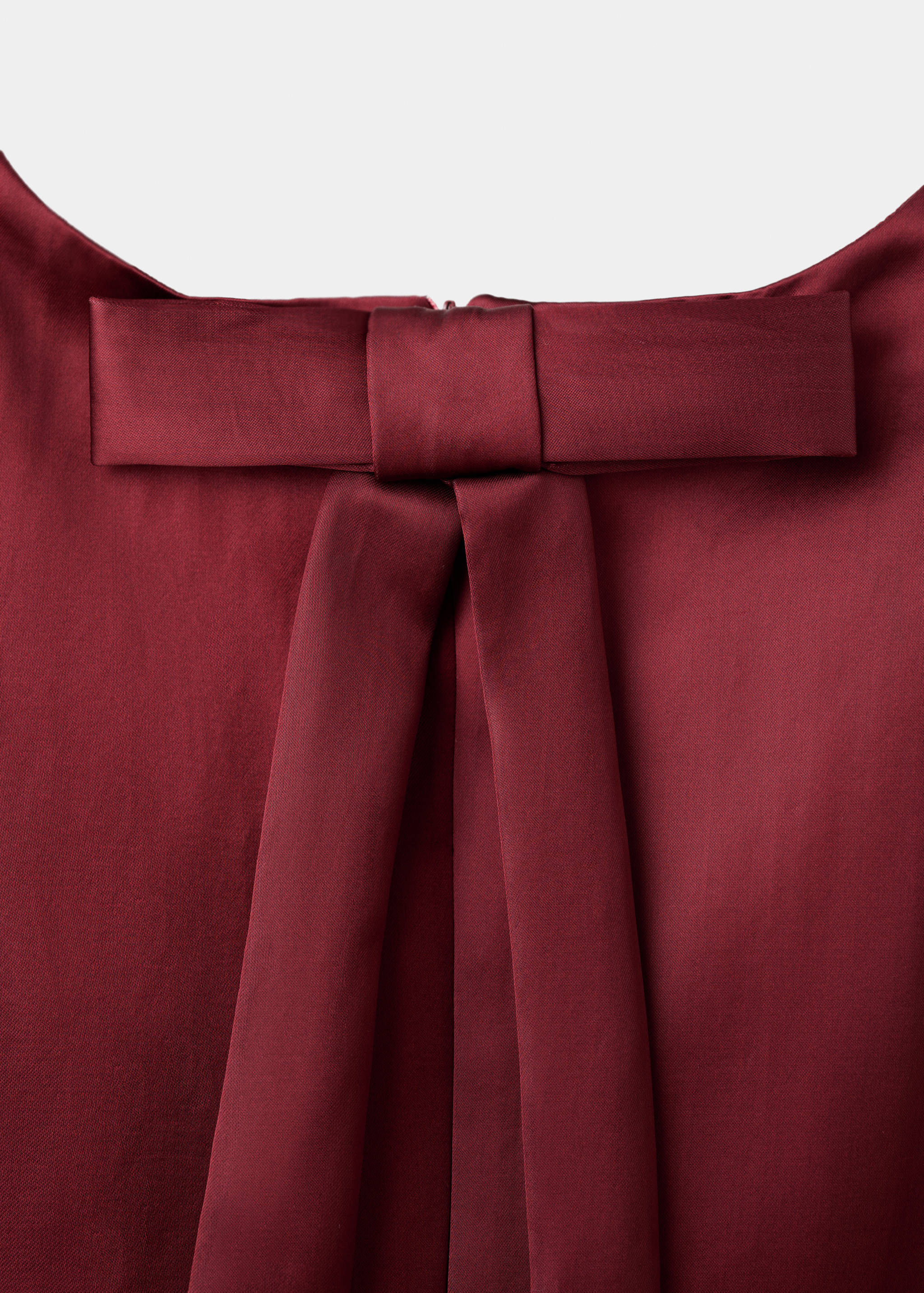 Satin tie dress - Details of the article 0