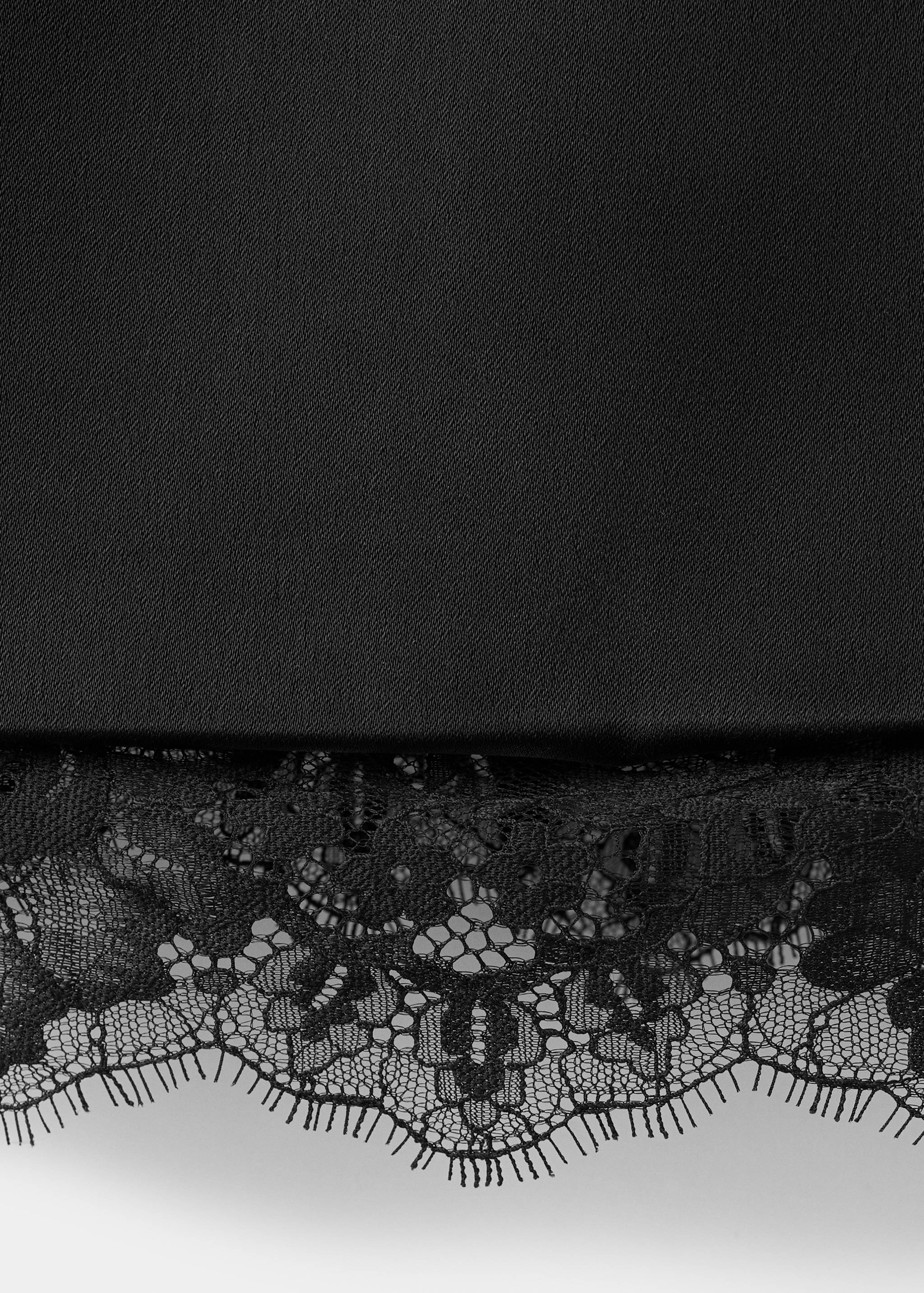 Платье с открытой спиной и кружевным низом - Деталь изделия 8