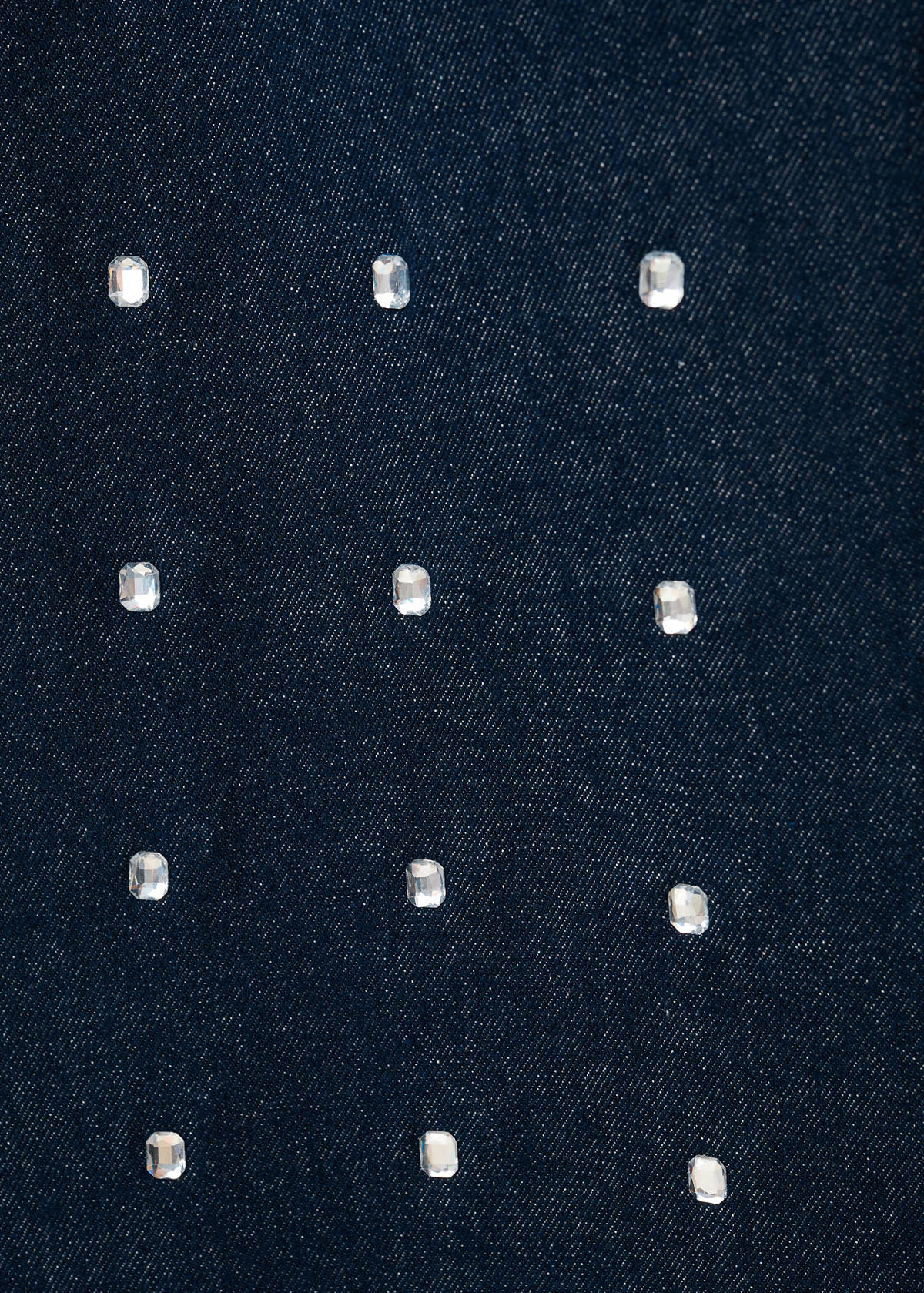 Wide leg jeans with crystals — Open Blue