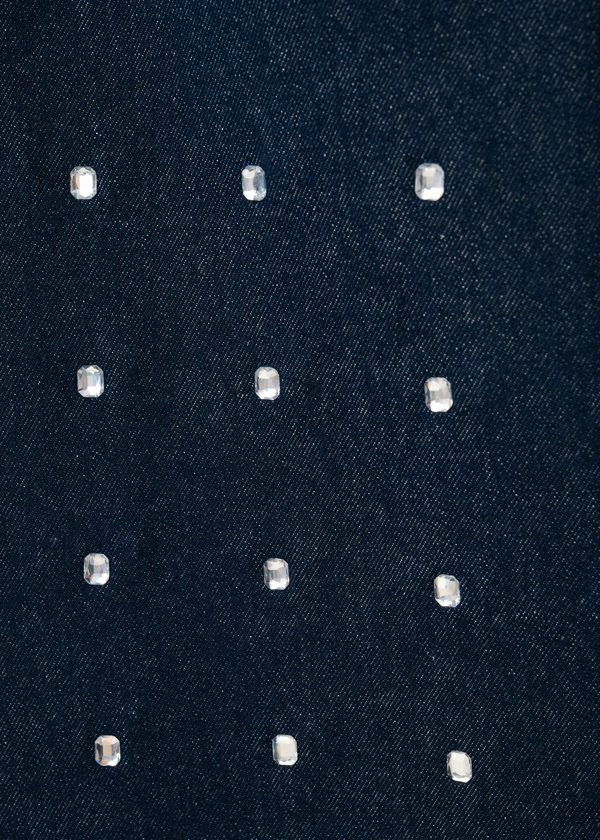 Wide leg jeans with crystals - Details of the article 8